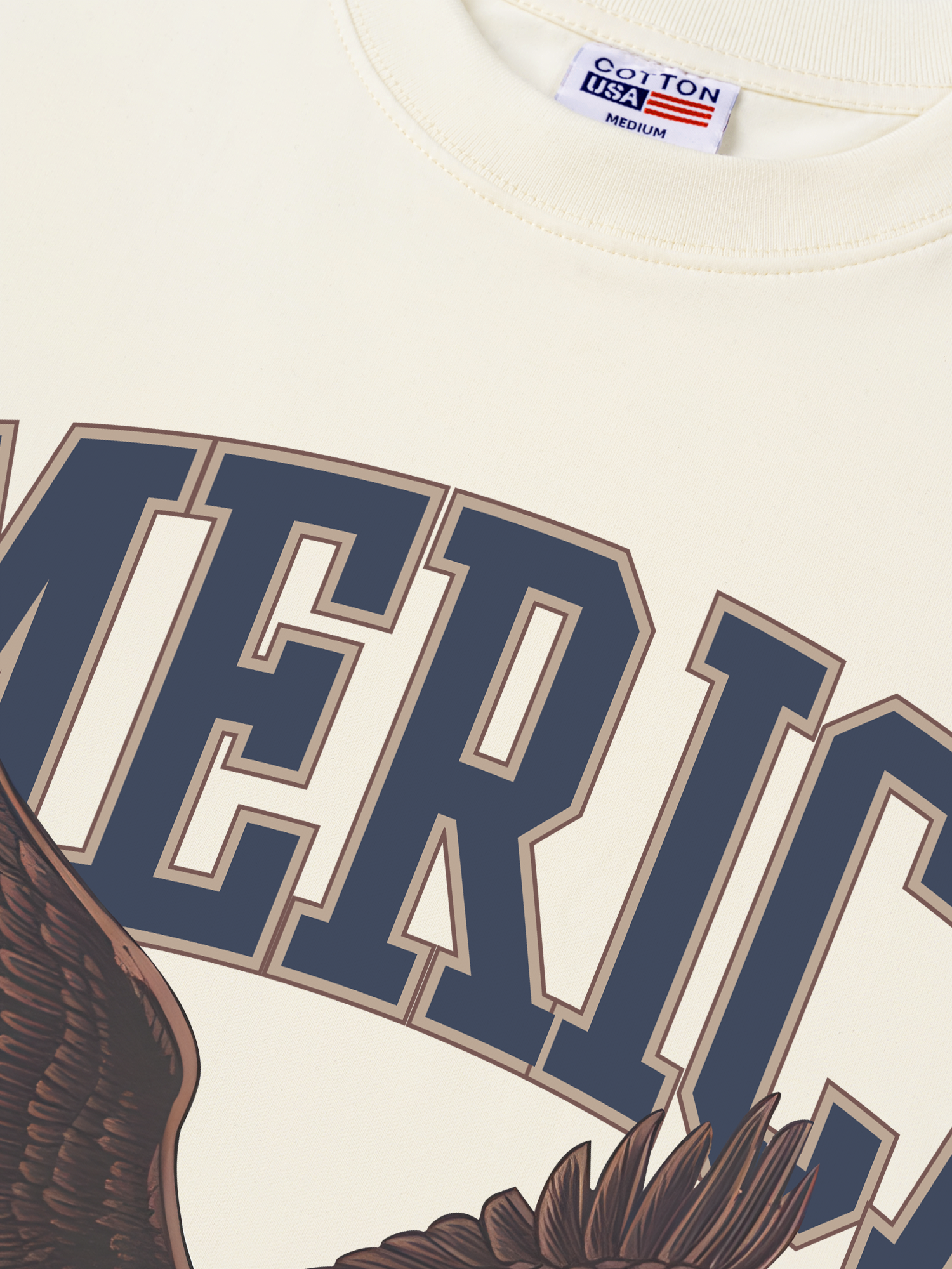 Áo Thun Relaxed Fit USA Home Of The Brave