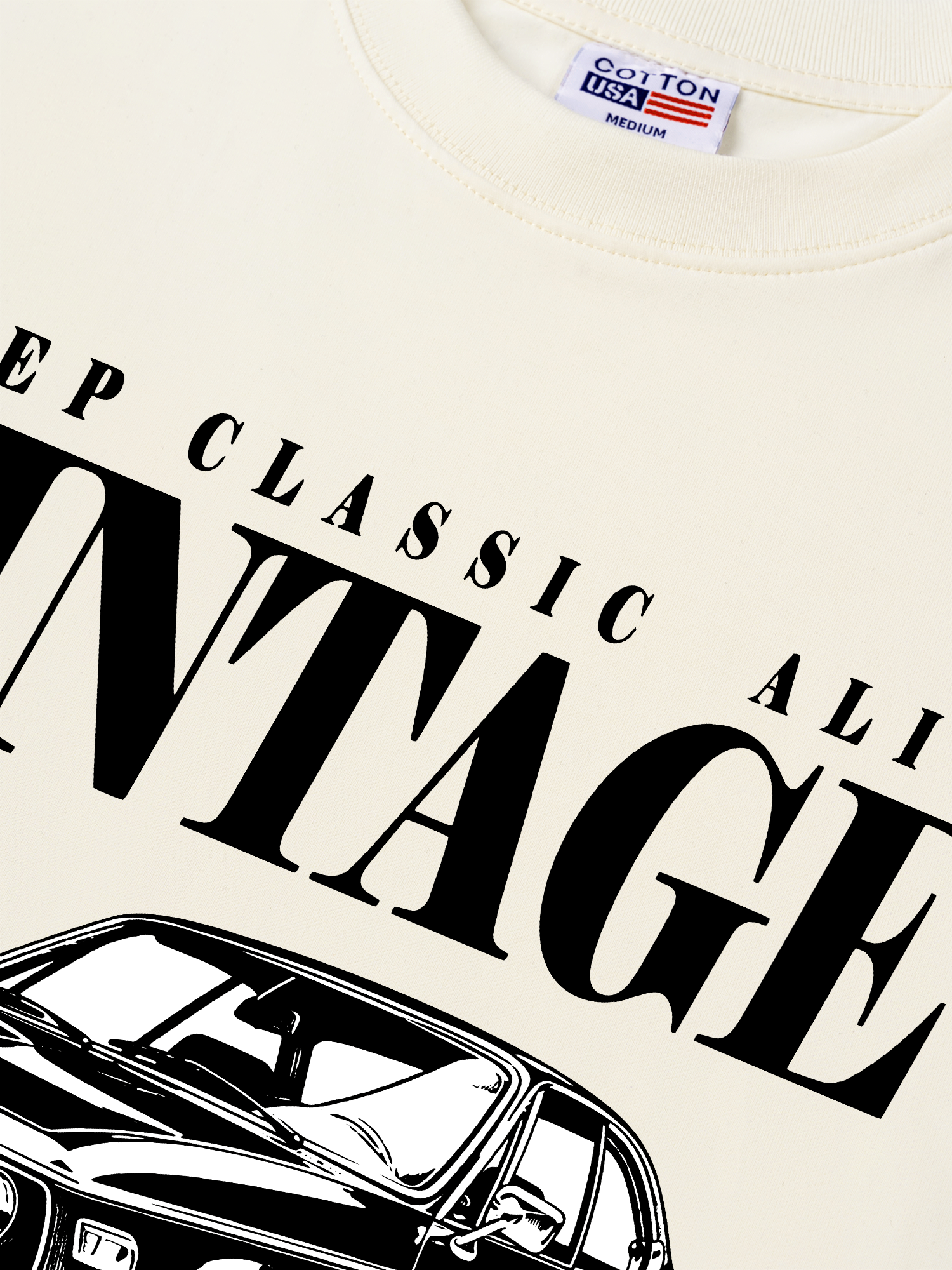 Áo Thun Relaxed Fit Keep Classic Alive