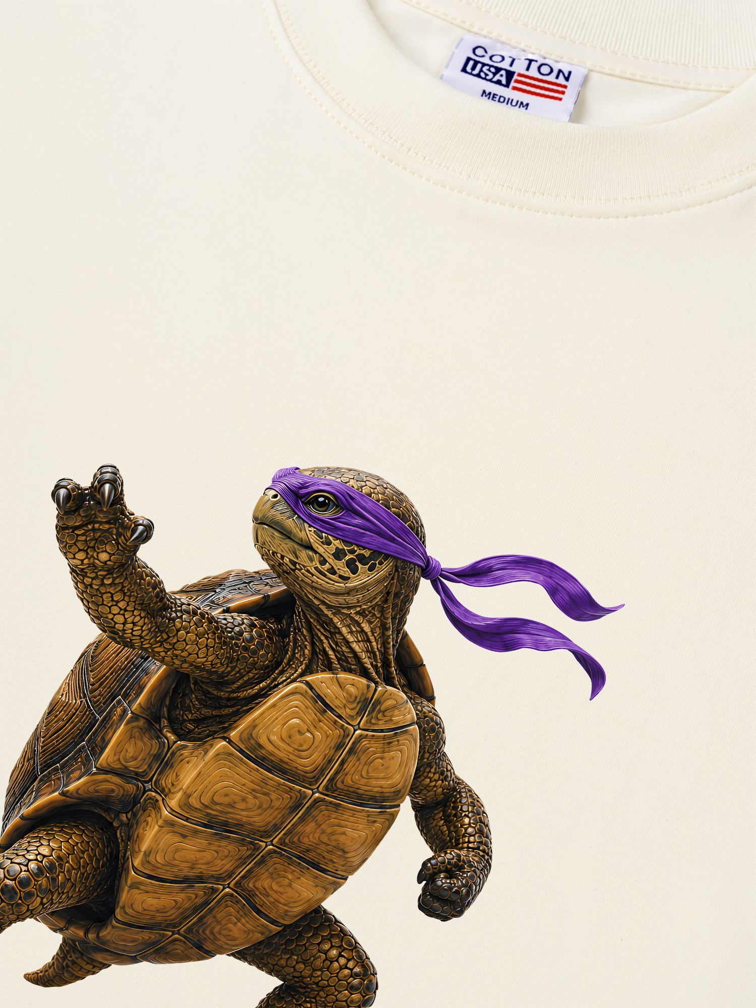 Áo Thun Relaxed Fit Purple Turtle
