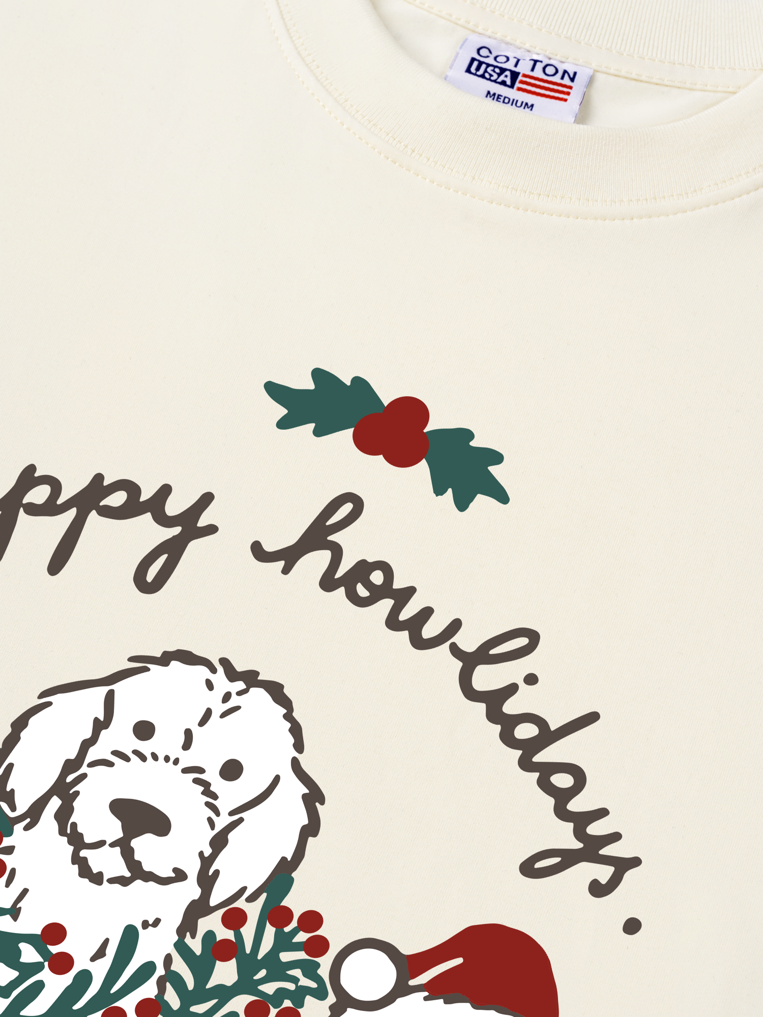 Áo Thun Relaxed Fit Happy Howlidays