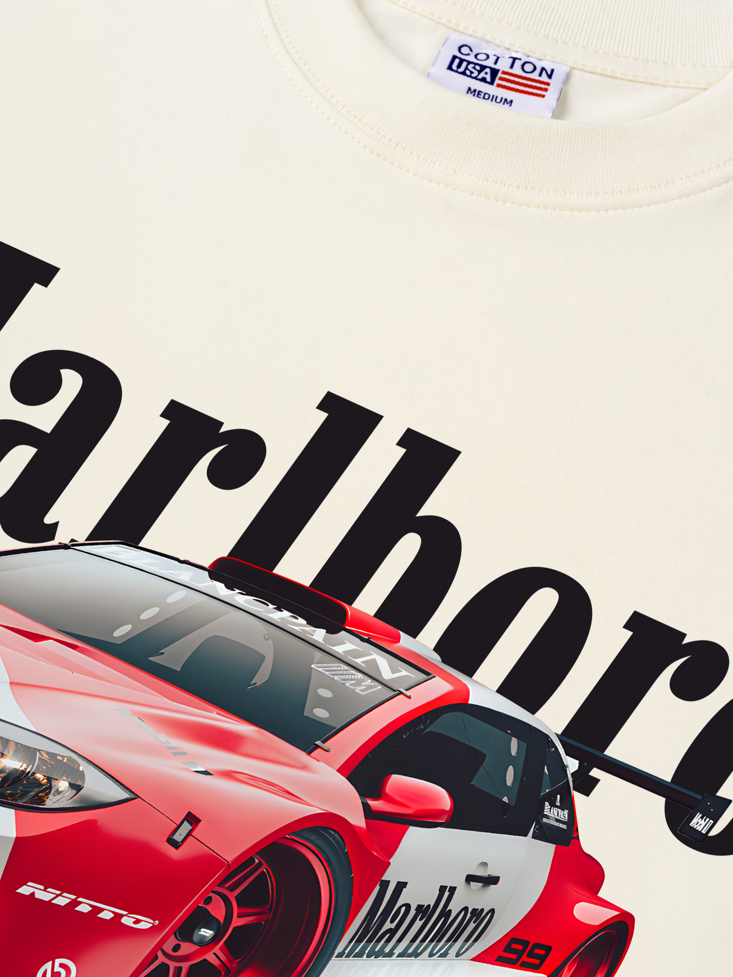 Áo Thun Relaxed Fit Marlboro BMW M1 Race Car