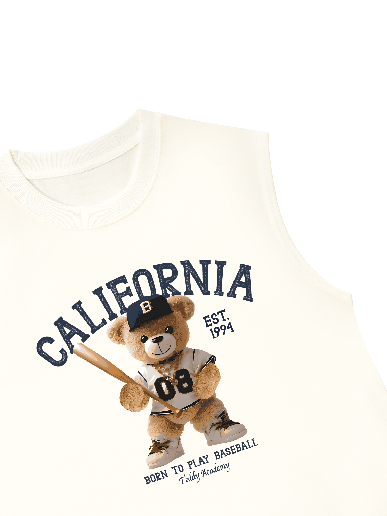 Áo Ba Lỗ Relaxed Fit Baseball Born To Play
