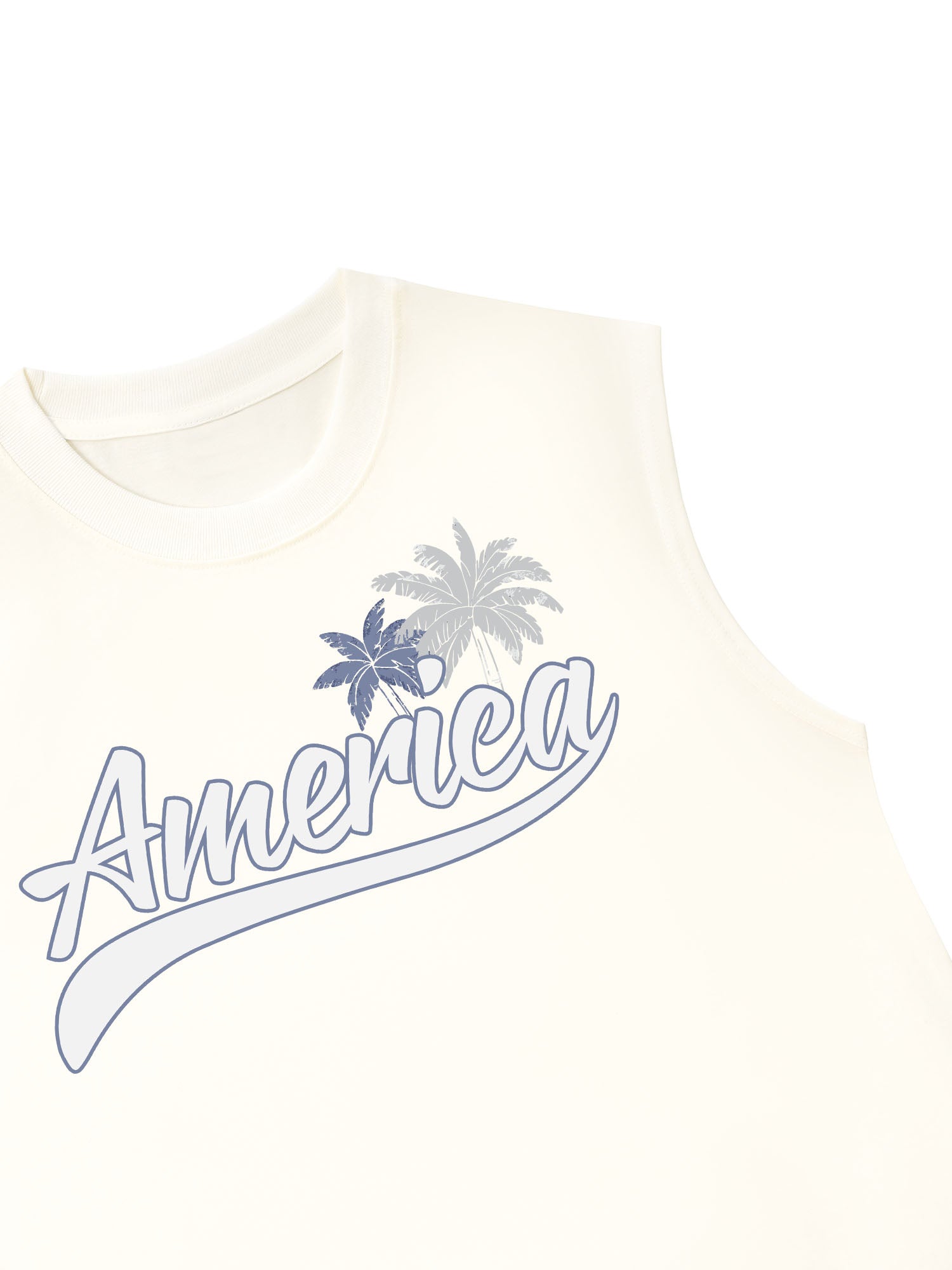 Áo Ba Lỗ Relaxed Fit Baseball America Summer Time