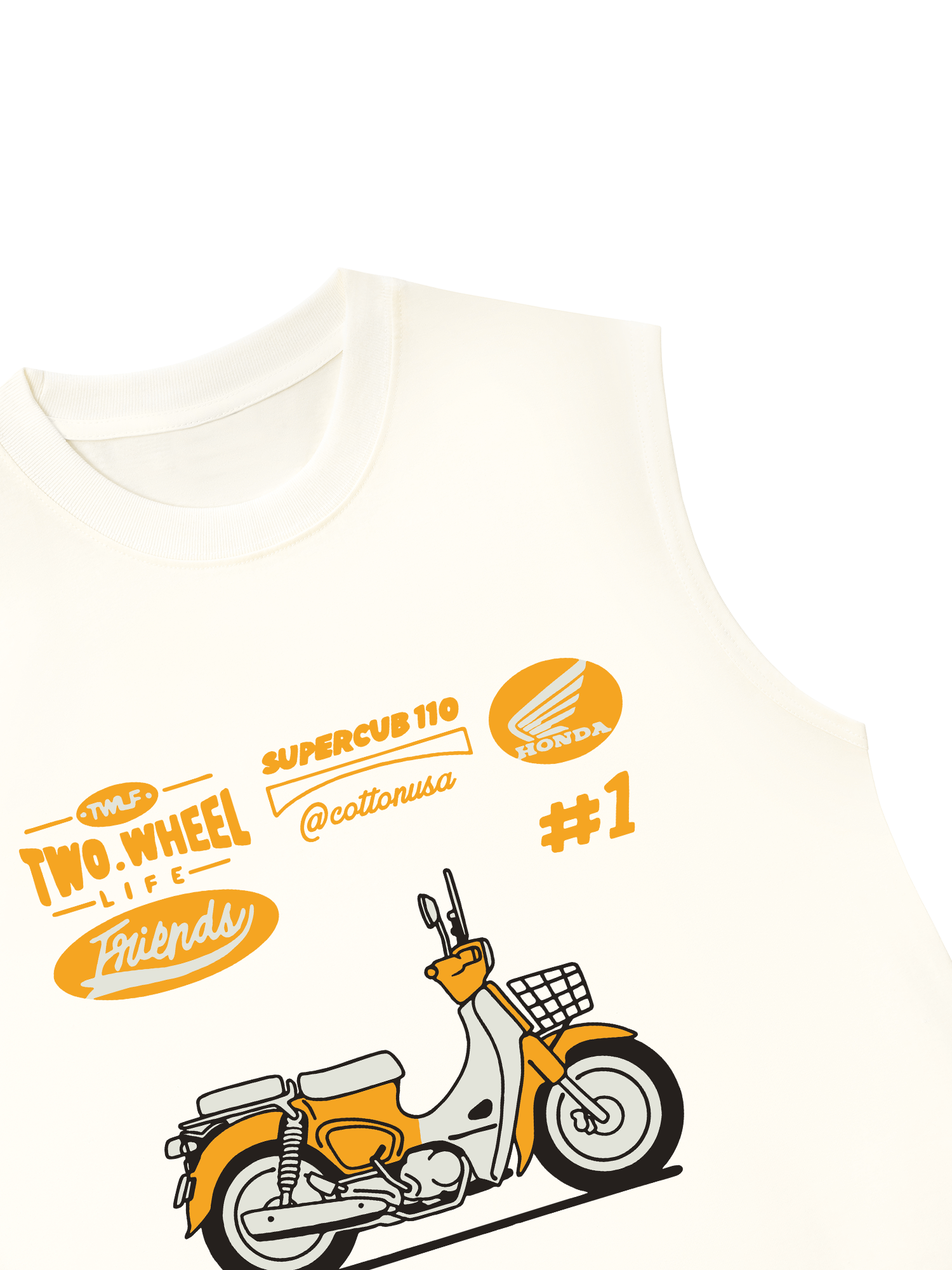 Áo Ba Lỗ Relaxed Fit Super Cub 110