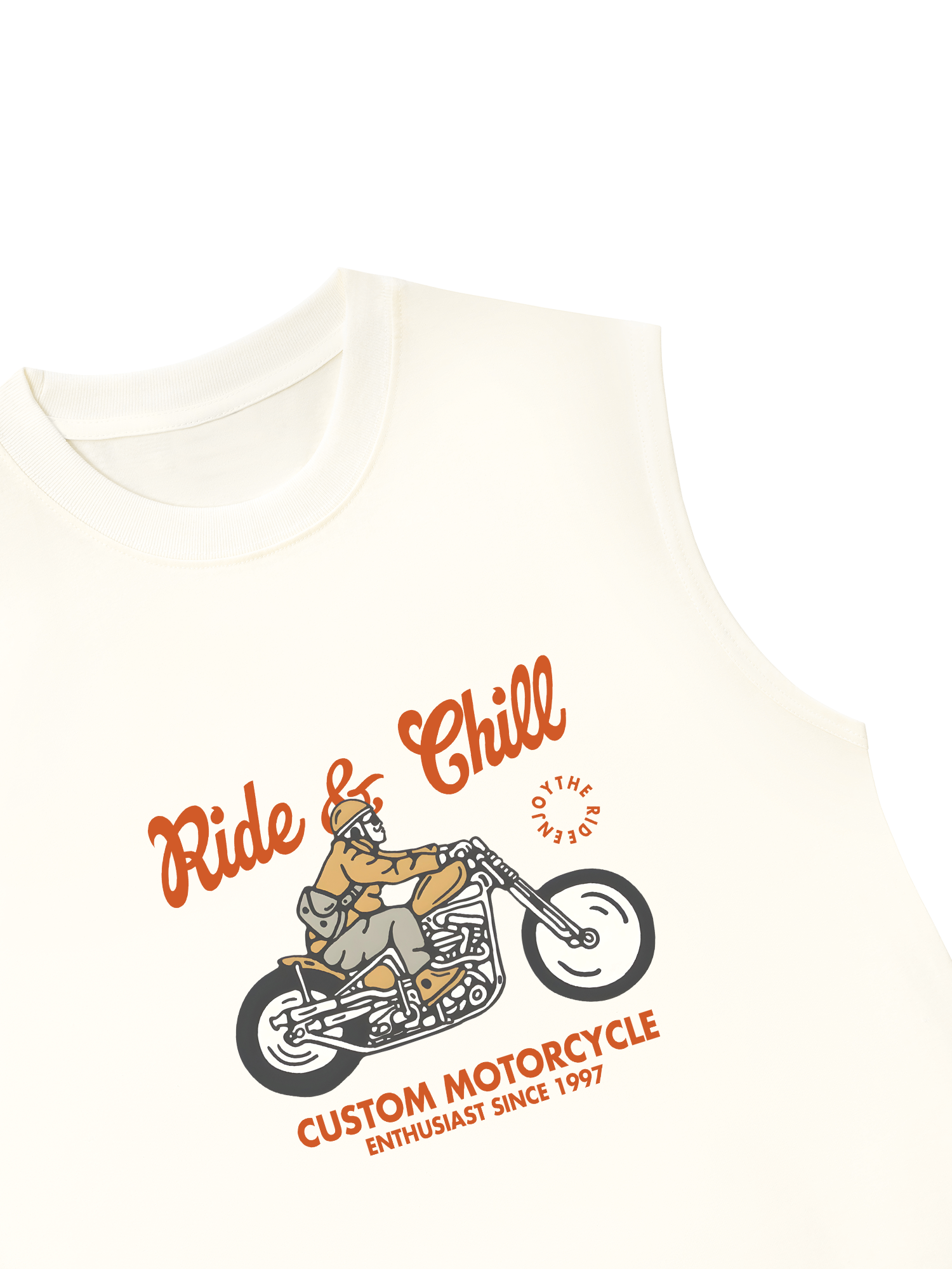 Áo Ba Lỗ Relaxed Fit Ride & Chill