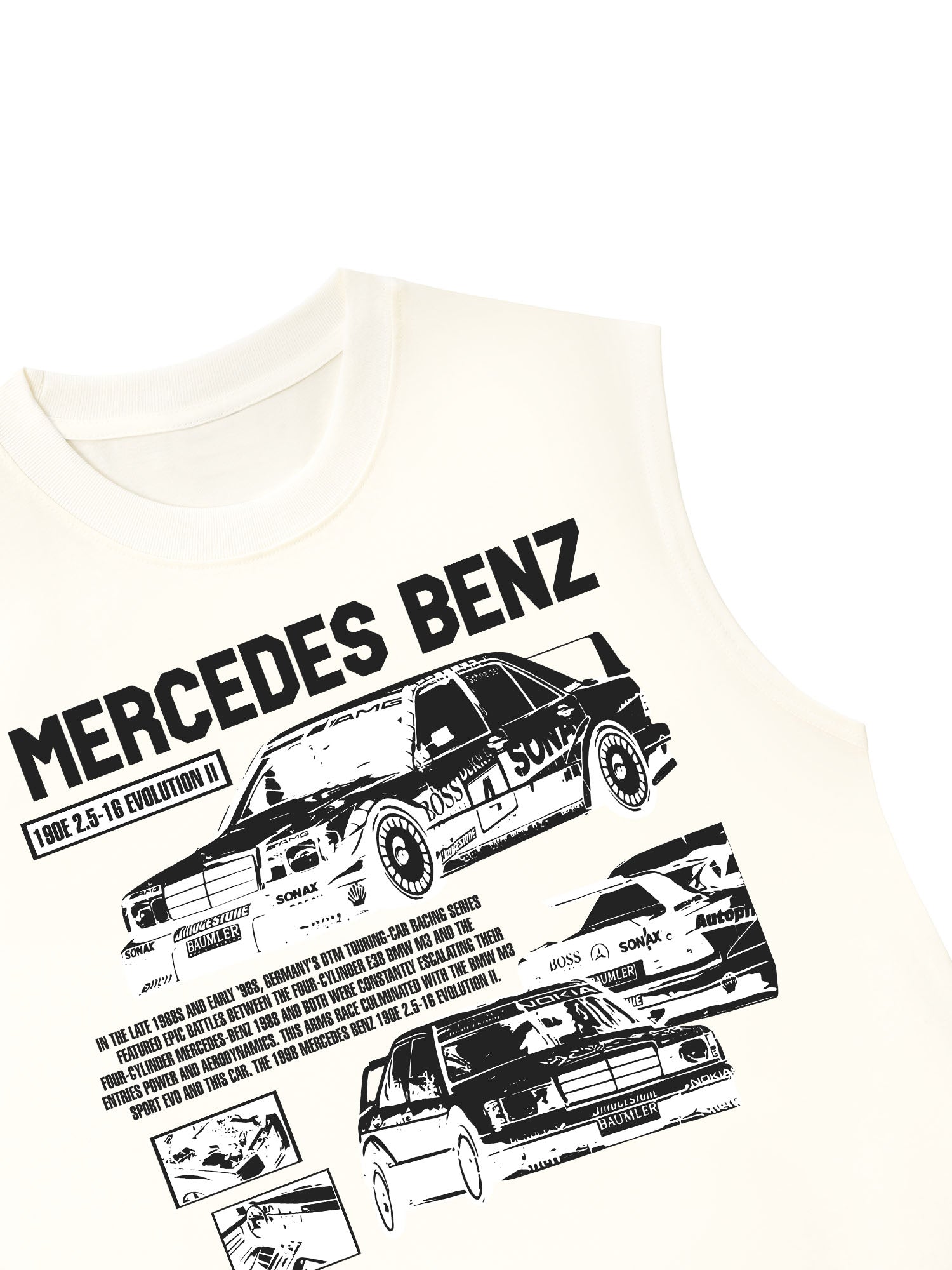 Áo Ba Lỗ Relaxed Fit Mercedes Evolution II