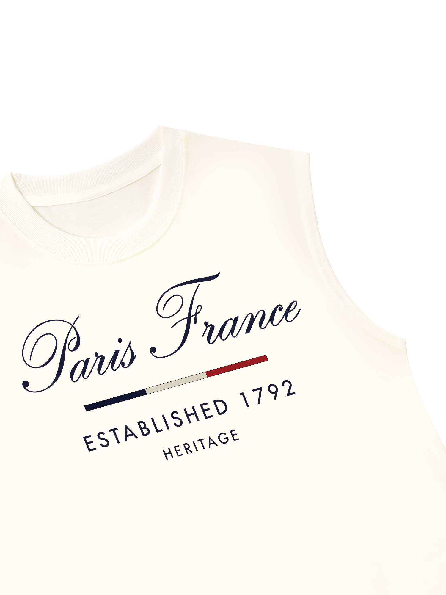 Áo Ba Lỗ Relaxed Fit Paris France