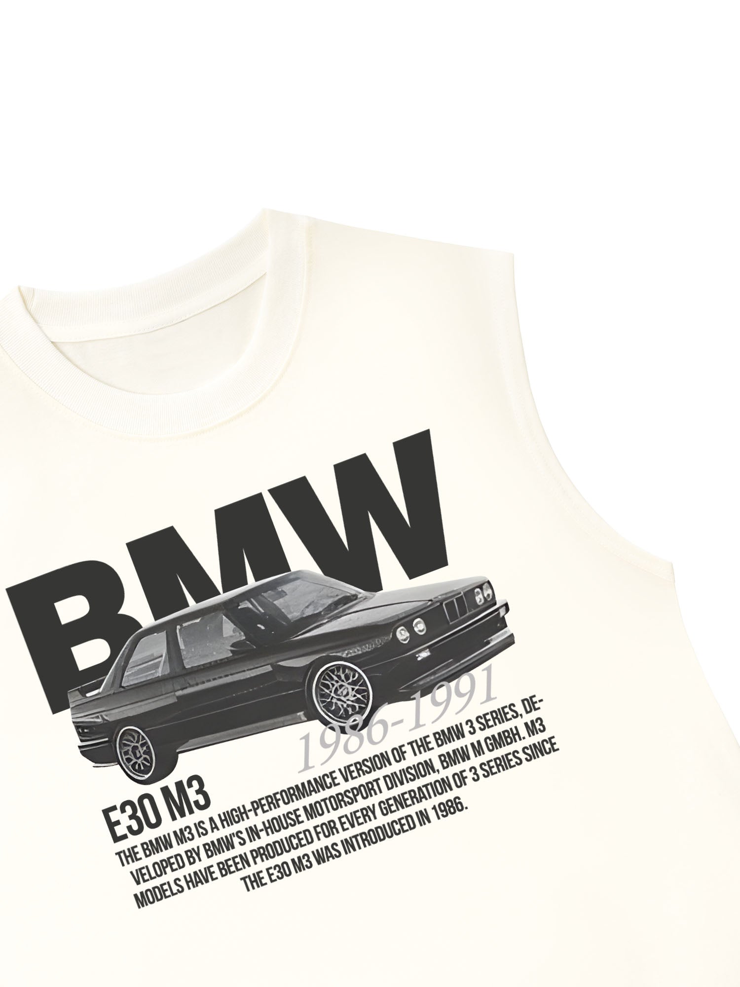 Áo Ba Lỗ Relaxed Fit BMW E30 M3