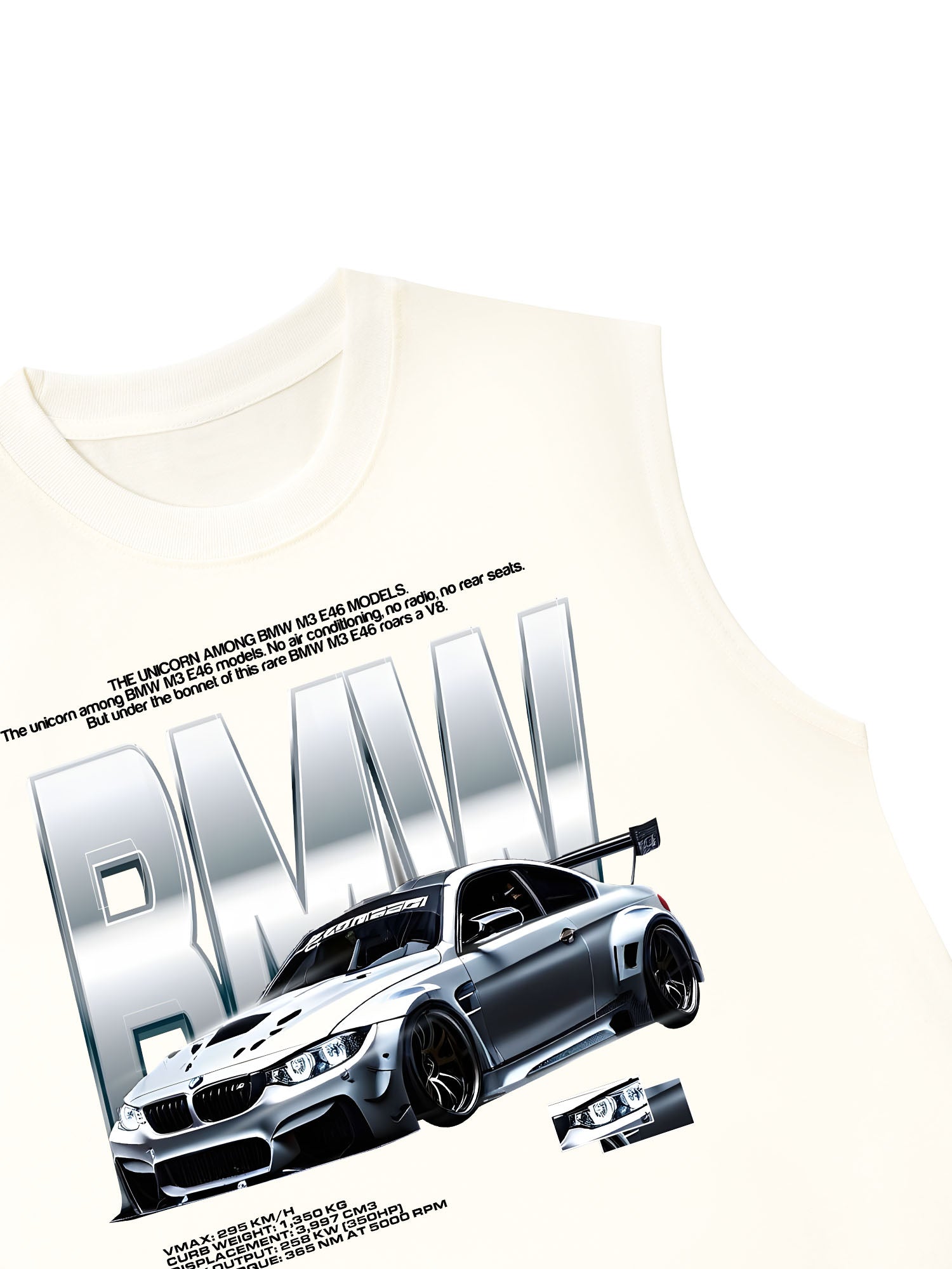 Áo Ba Lỗ Relaxed Fit BMW The Unicorn Among