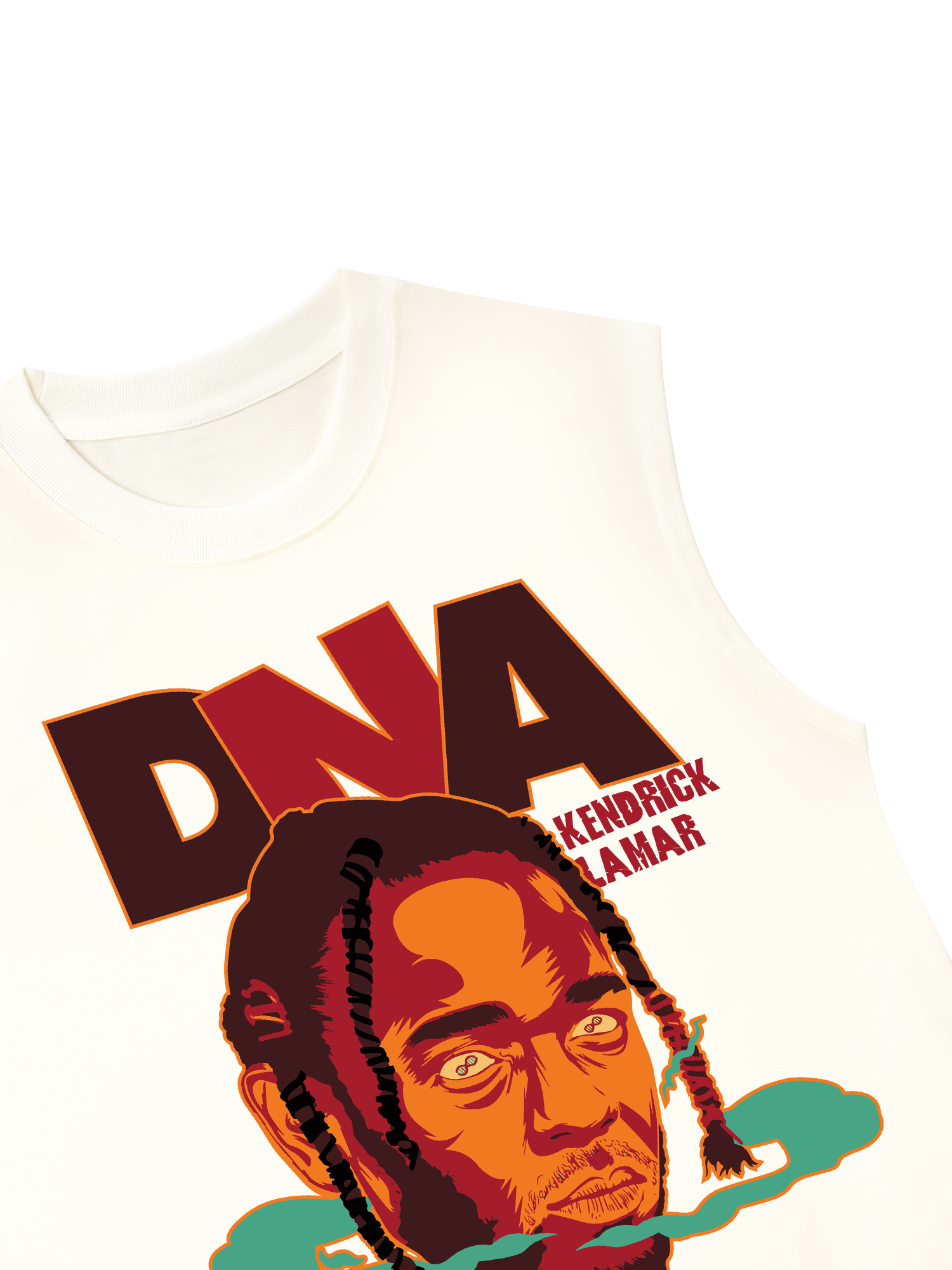 Áo Ba Lỗ Relaxed Fit Rapper Kendrick Lamar DNA