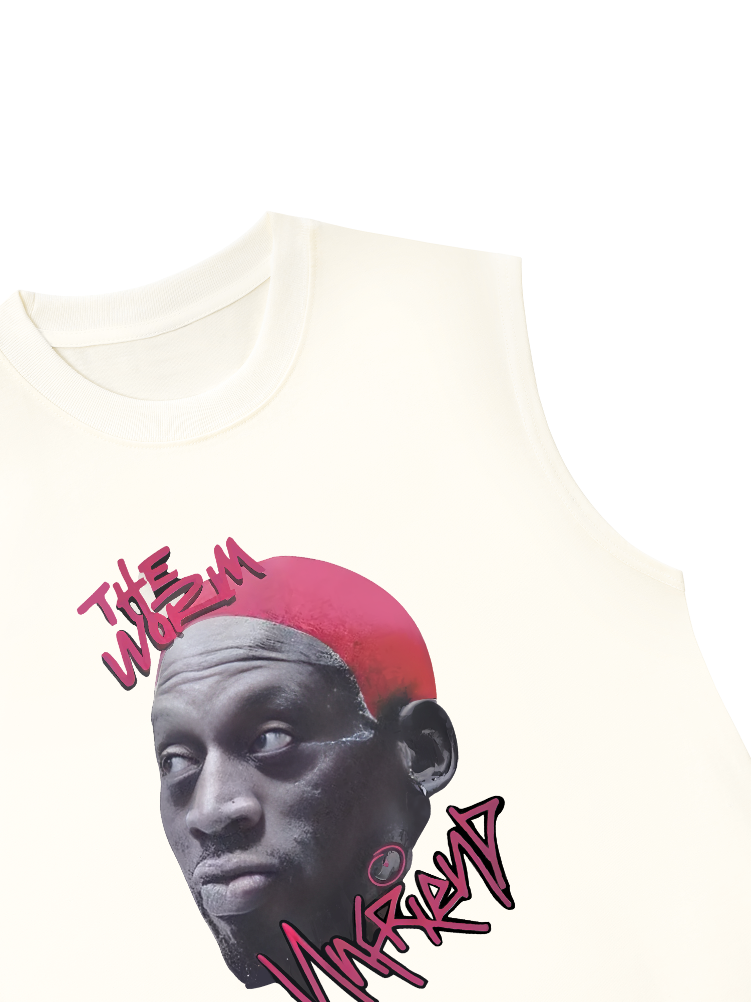 Áo Ba Lỗ Relaxed Fit Hip Hop Streetwear Dennis Rodman Graphic