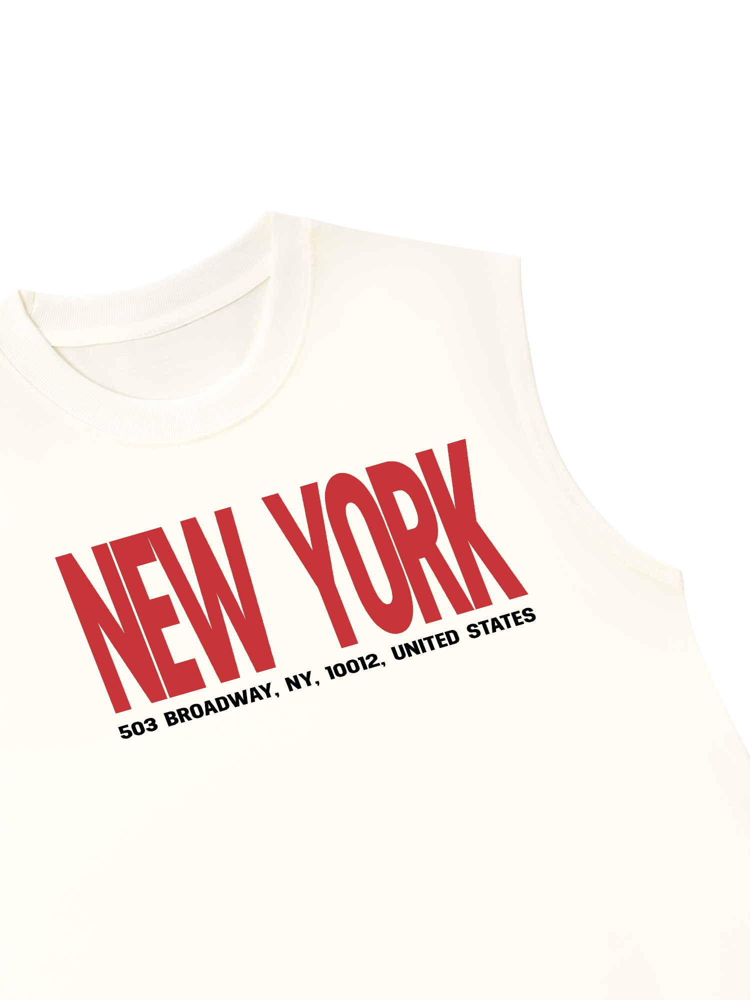 Áo Ba Lỗ Relaxed Fit City New York