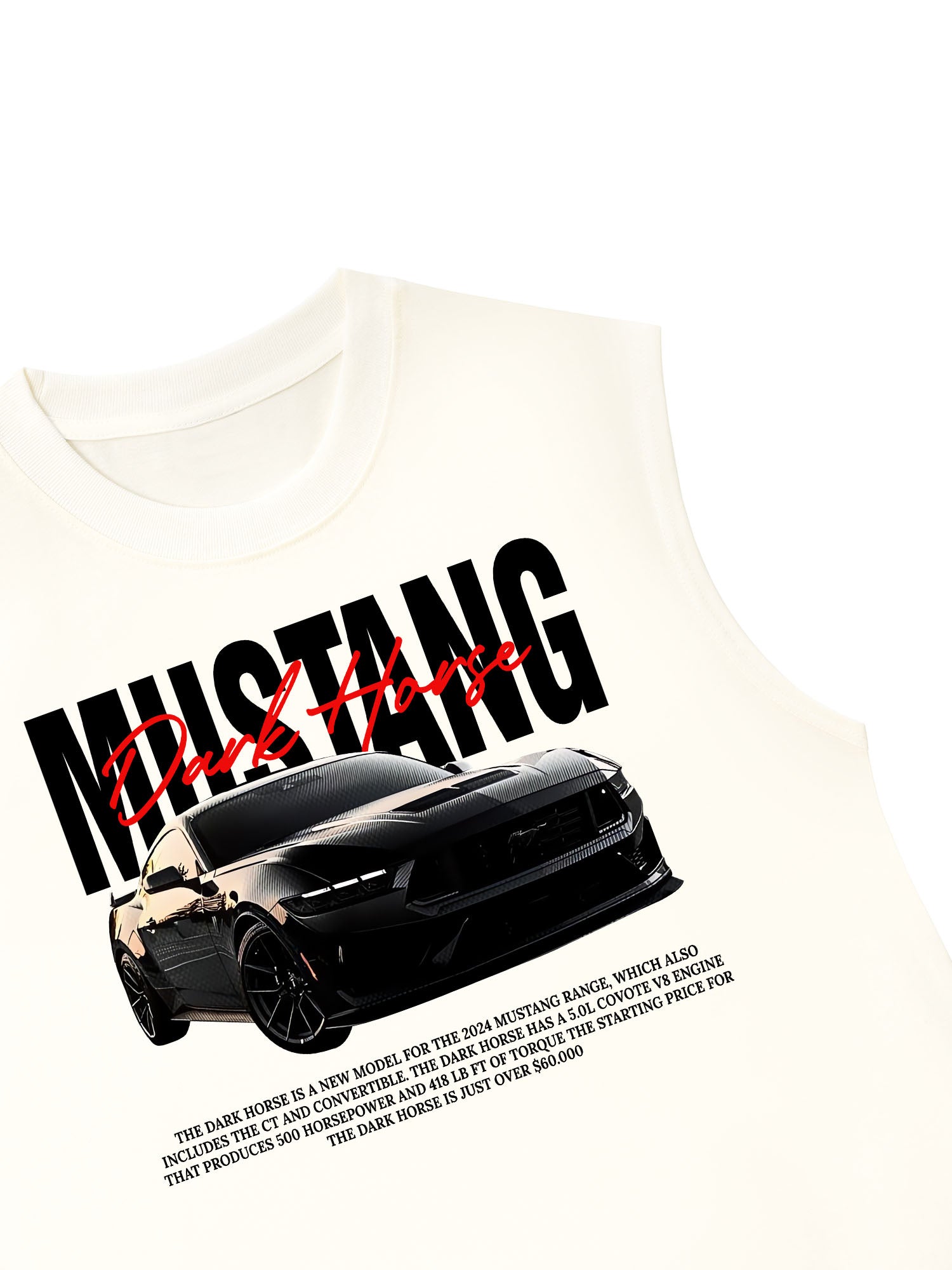 Áo Ba Lỗ Relaxed Fit Ford Mustang Dark Horse