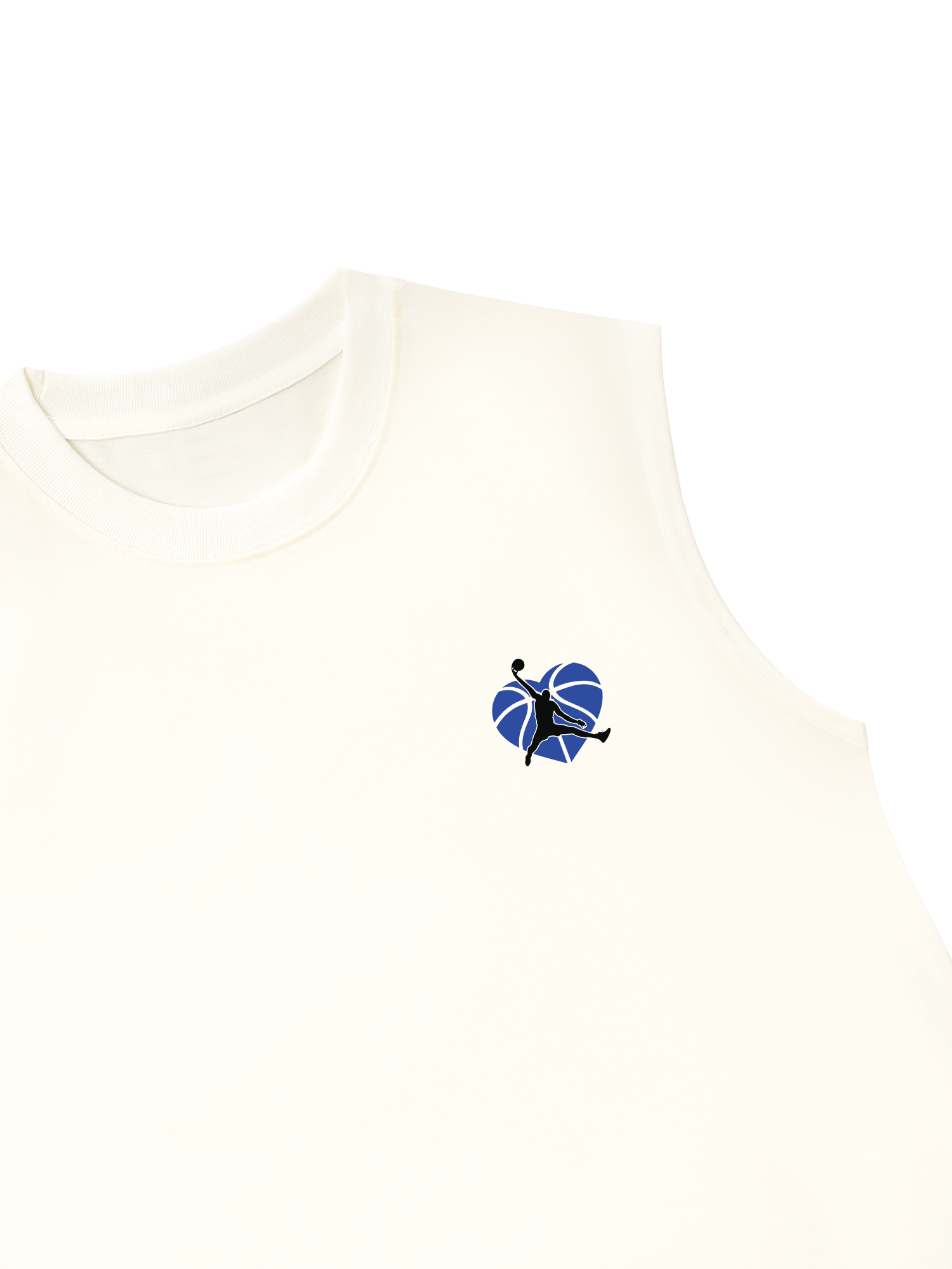 Áo Ba Lỗ Relaxed Fit Mể Bóng Rổ Blue