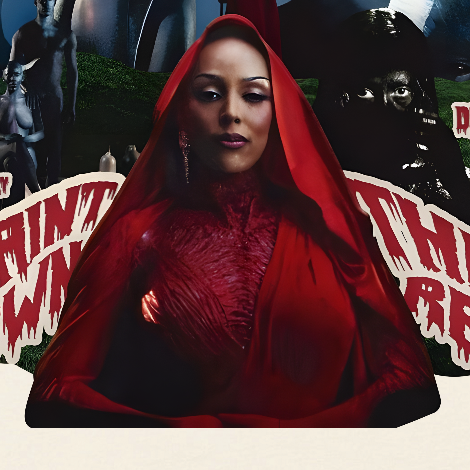 Áo Thun Oversize Rapper Doja Cat Red Town