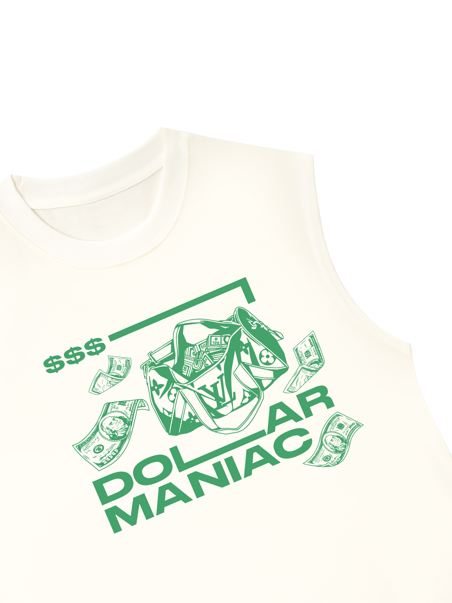 Áo Ba Lỗ Relaxed Fit Money Dolar Maniac