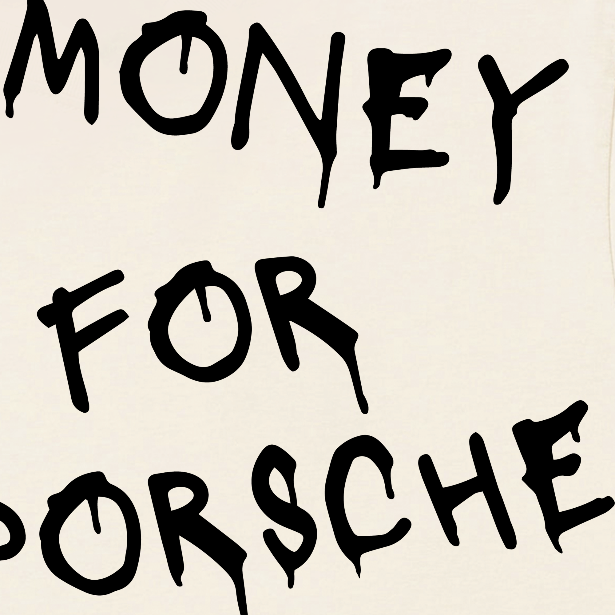 Áo Thun Oversize Need Money For Porsche Paiting