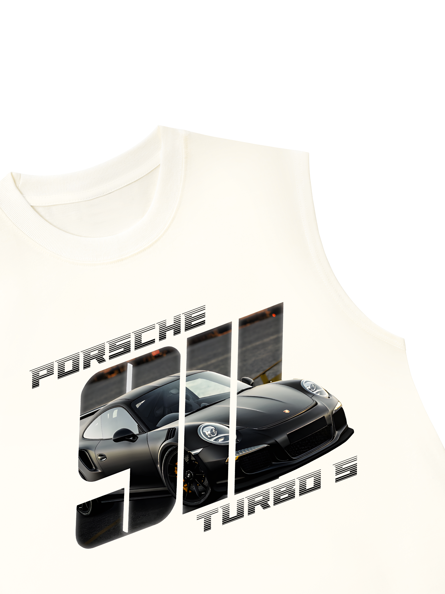 Áo Ba Lỗ Relaxed Fit Porsche Silver Turbo S