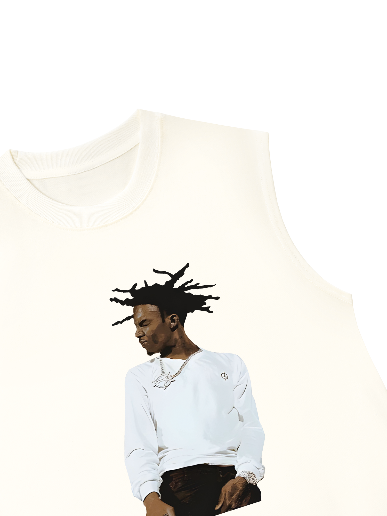 Áo Ba Lỗ Relaxed Fit Rapper Play Boi