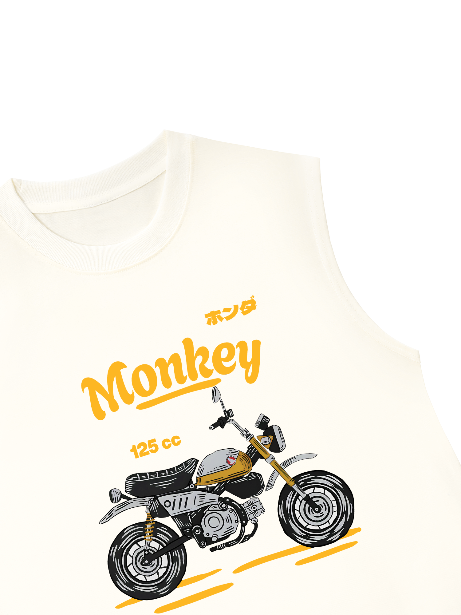 Áo Ba Lỗ Relaxed Fit Monkey 125cc