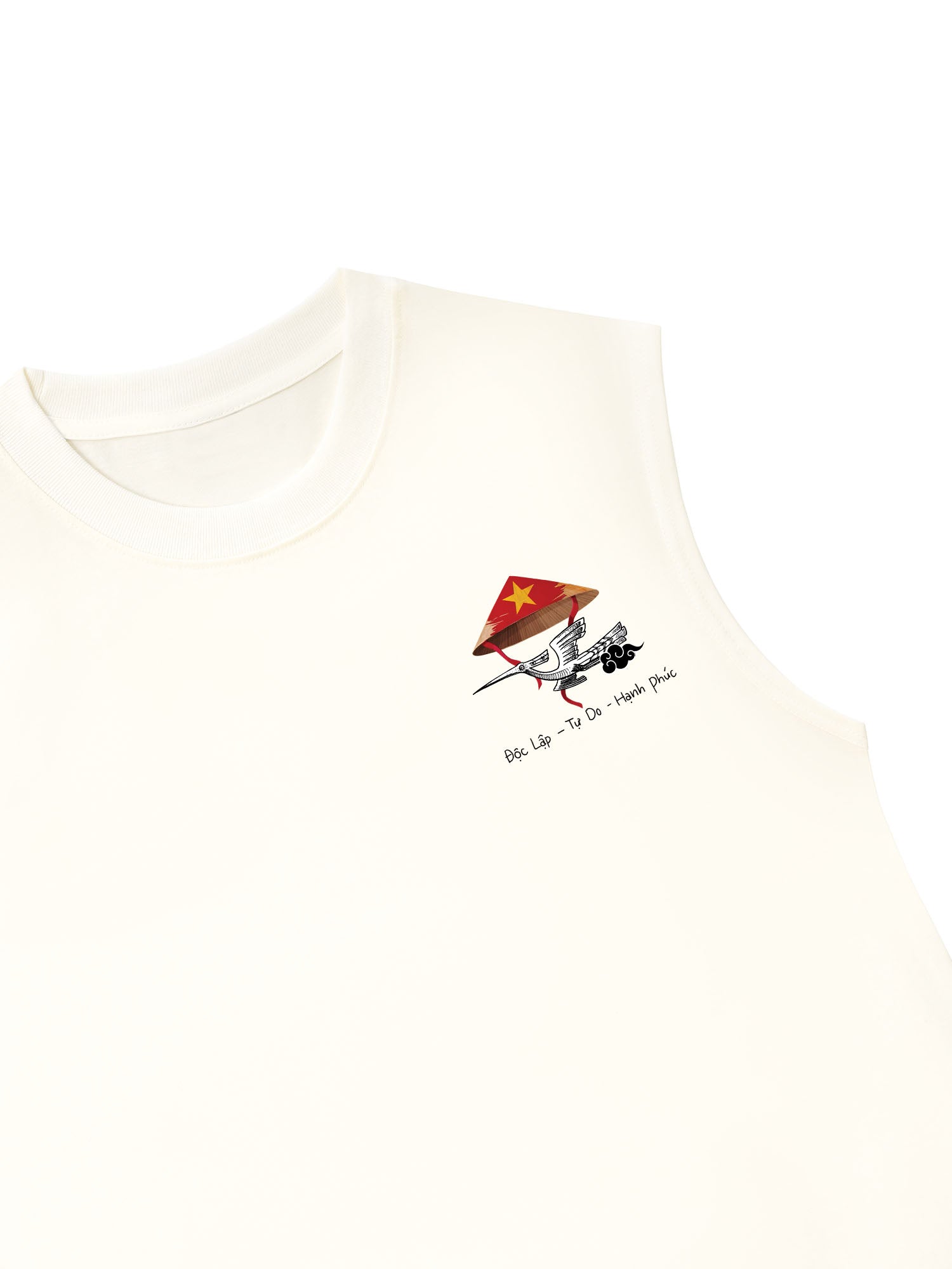 Áo Ba Lỗ Relaxed Fit Độc Lập - Tự Do - Hạnh Phúc 2