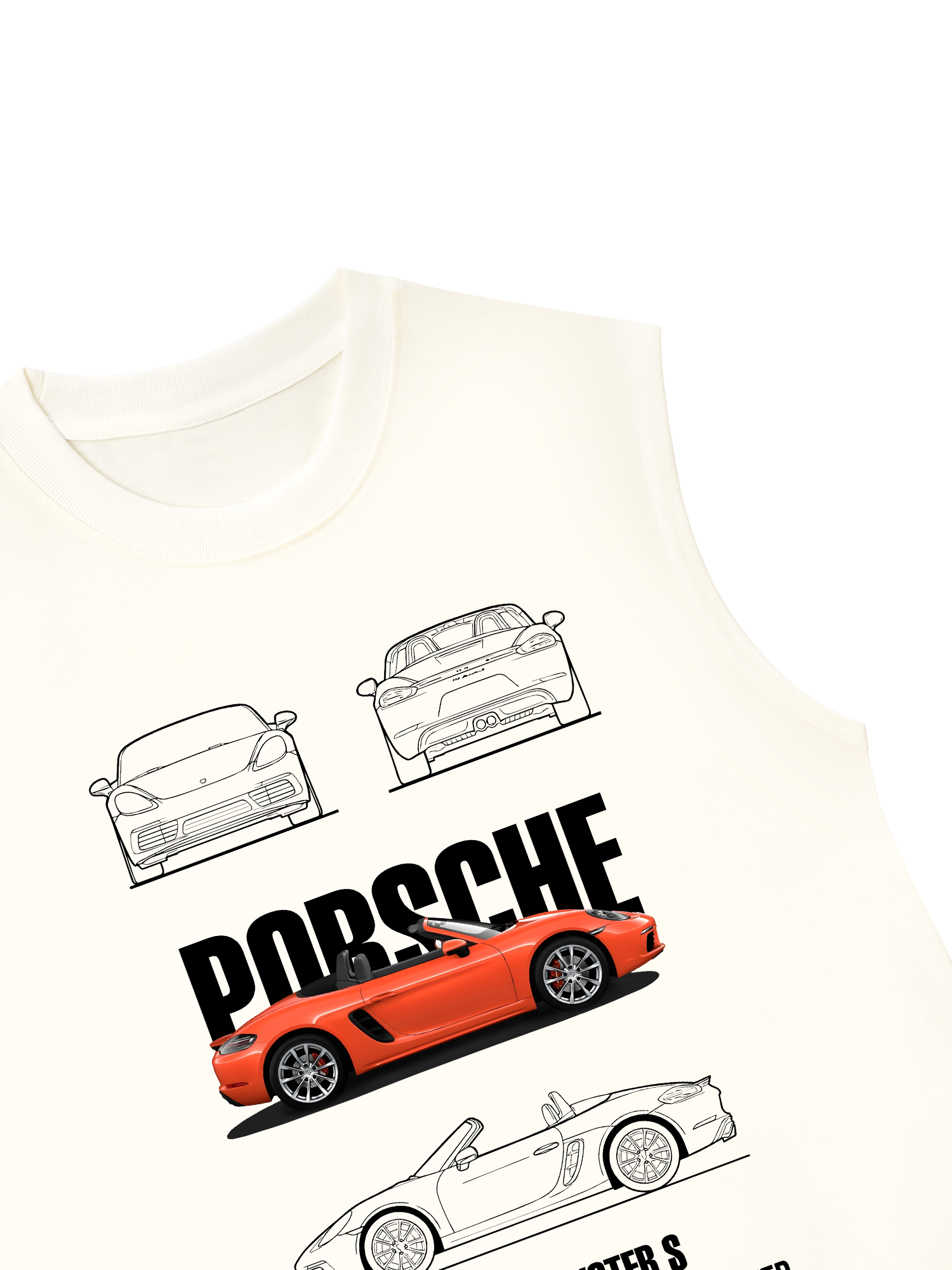 Áo Ba Lỗ Relaxed Fit Porsche 718 BOXSTER S