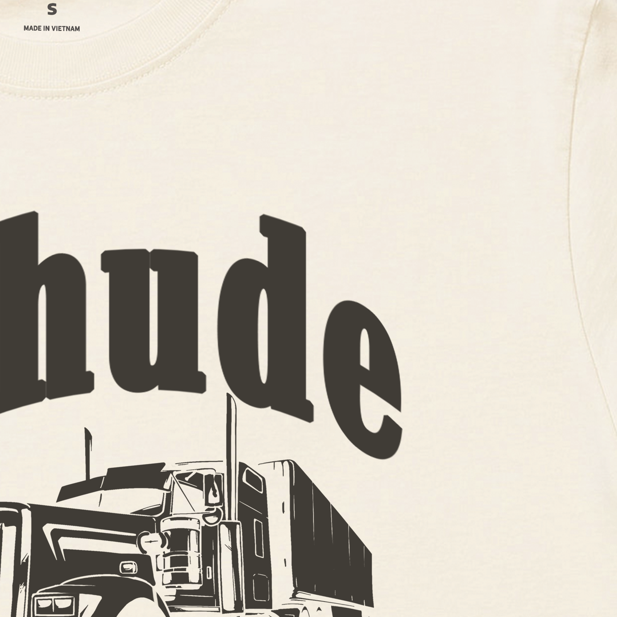 Áo Thun Oversize RHUDE Truck Logo