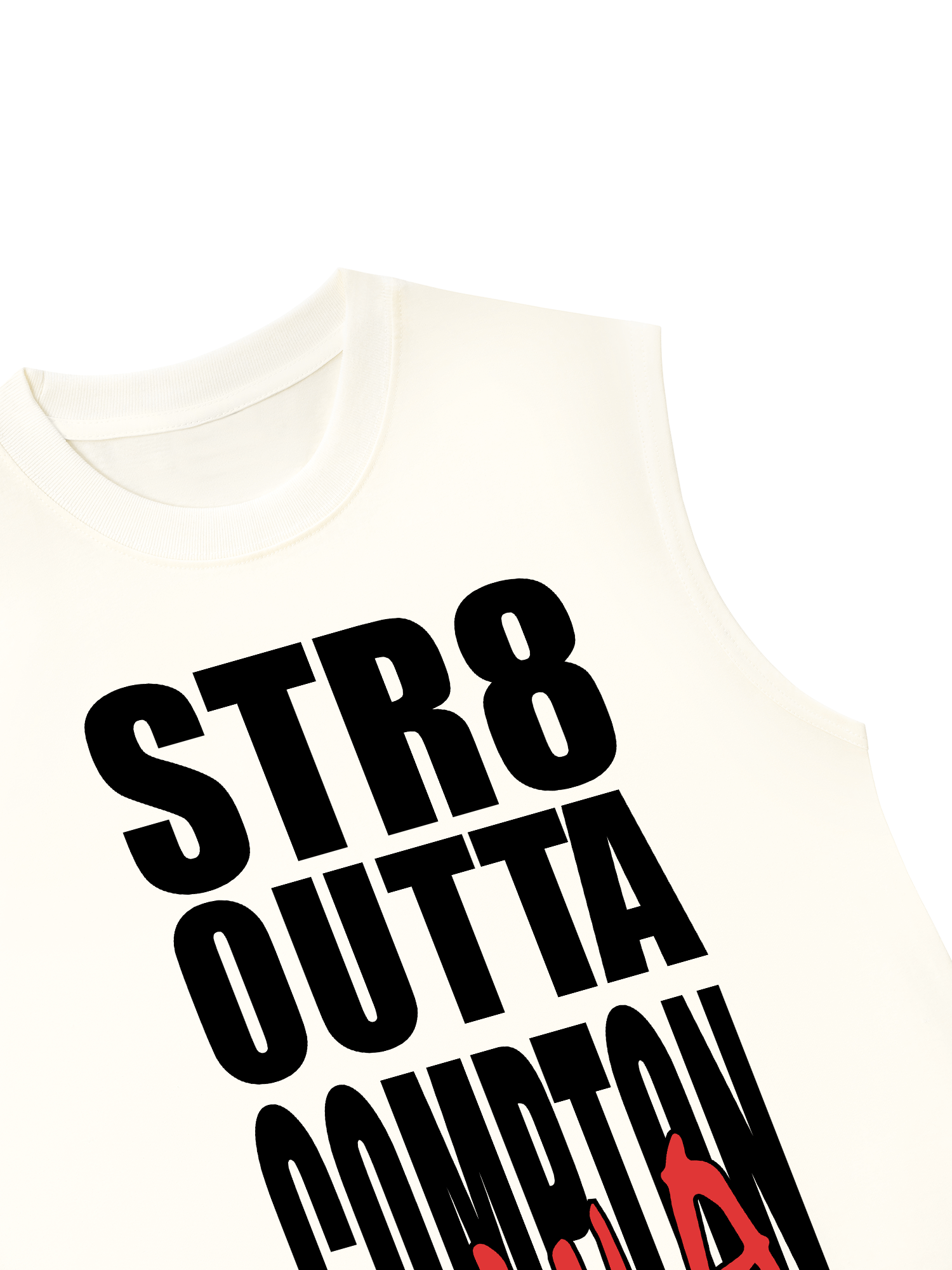 Áo Ba Lỗ Relaxed Fit Rapper NWA Straight Outta Compton Typo