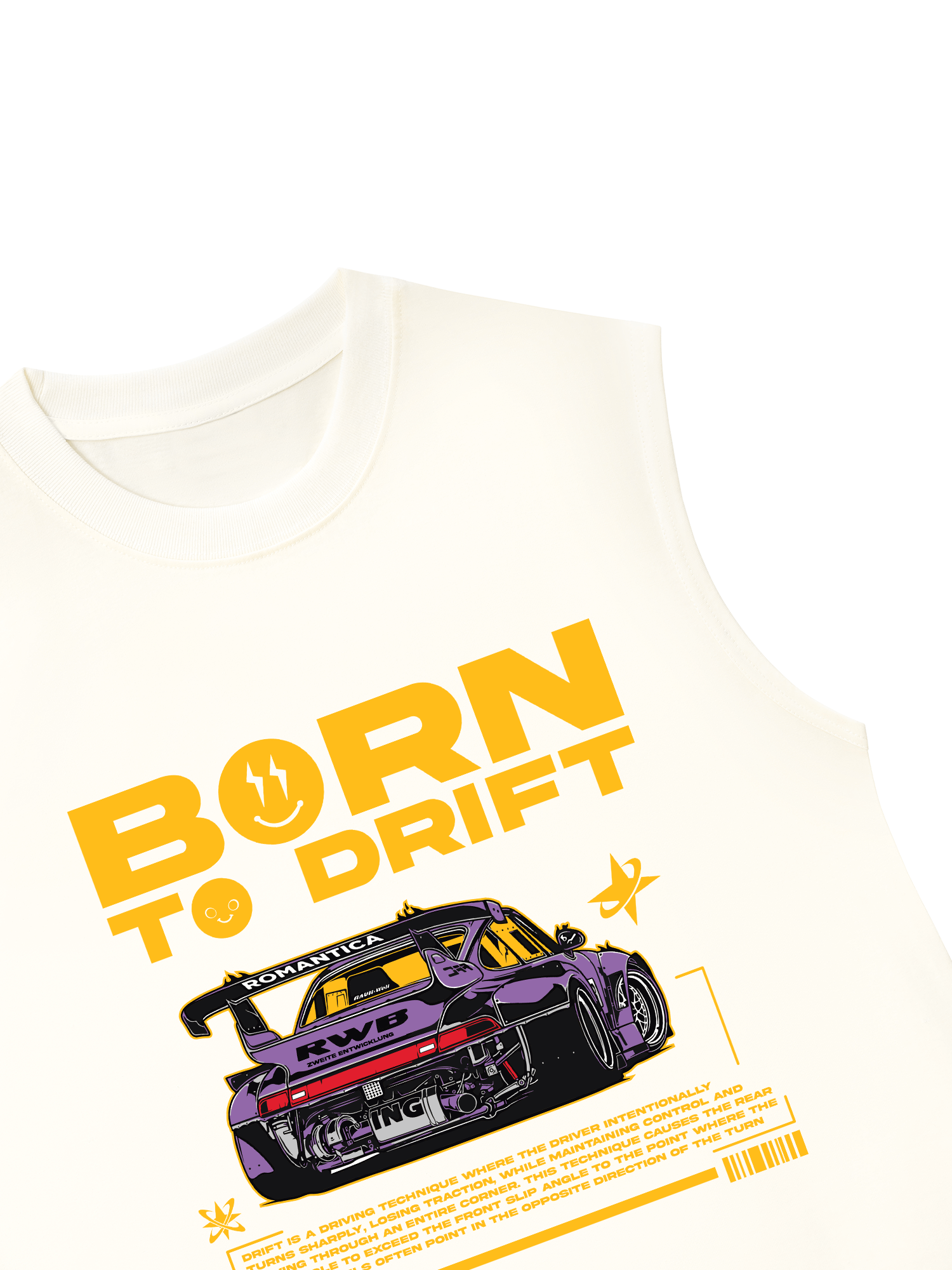 Áo Ba Lỗ Relaxed Fit Porsche Born To Drift
