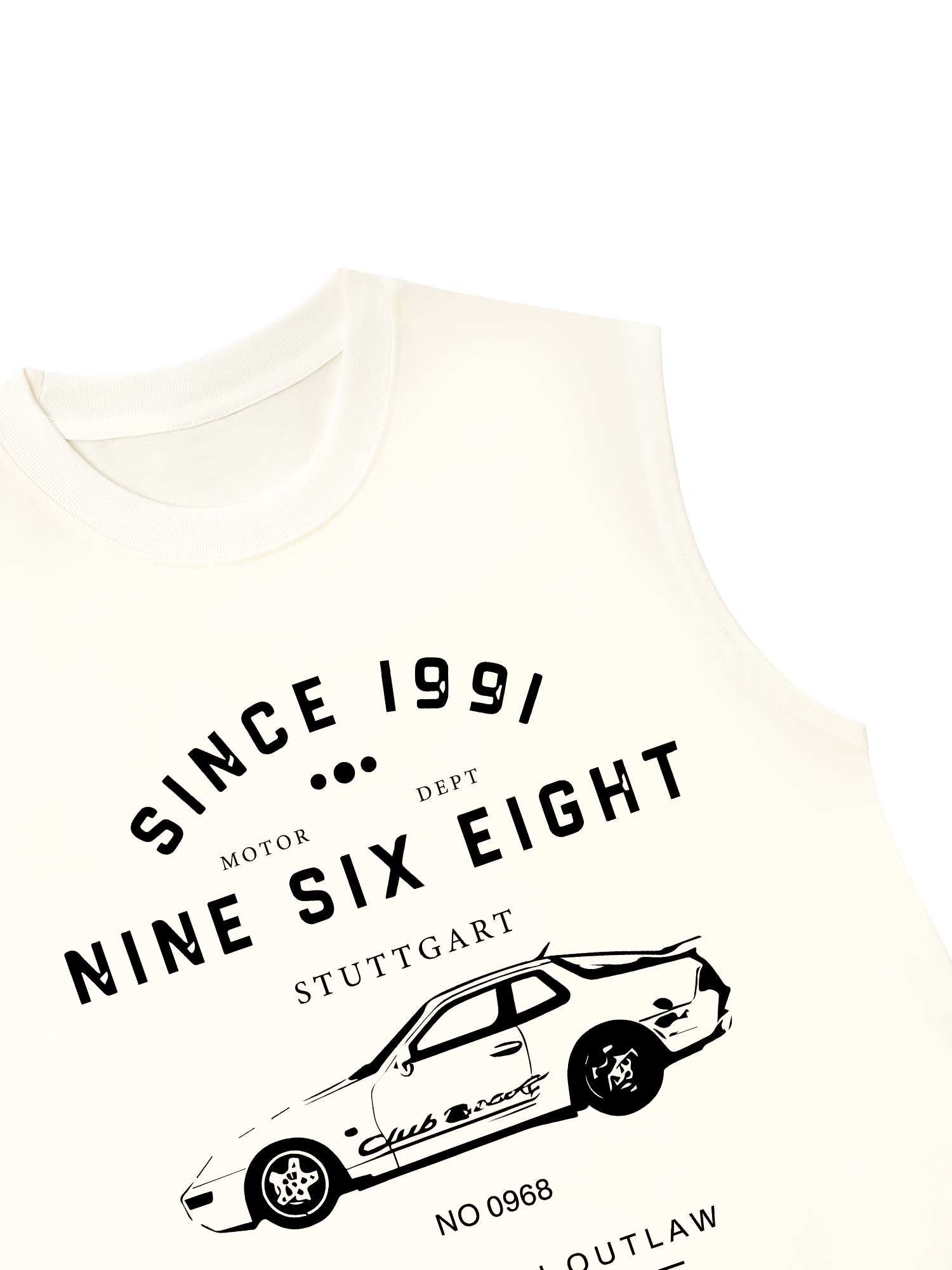 Áo Ba Lỗ Relaxed Fit Porsche Nine Six Eight