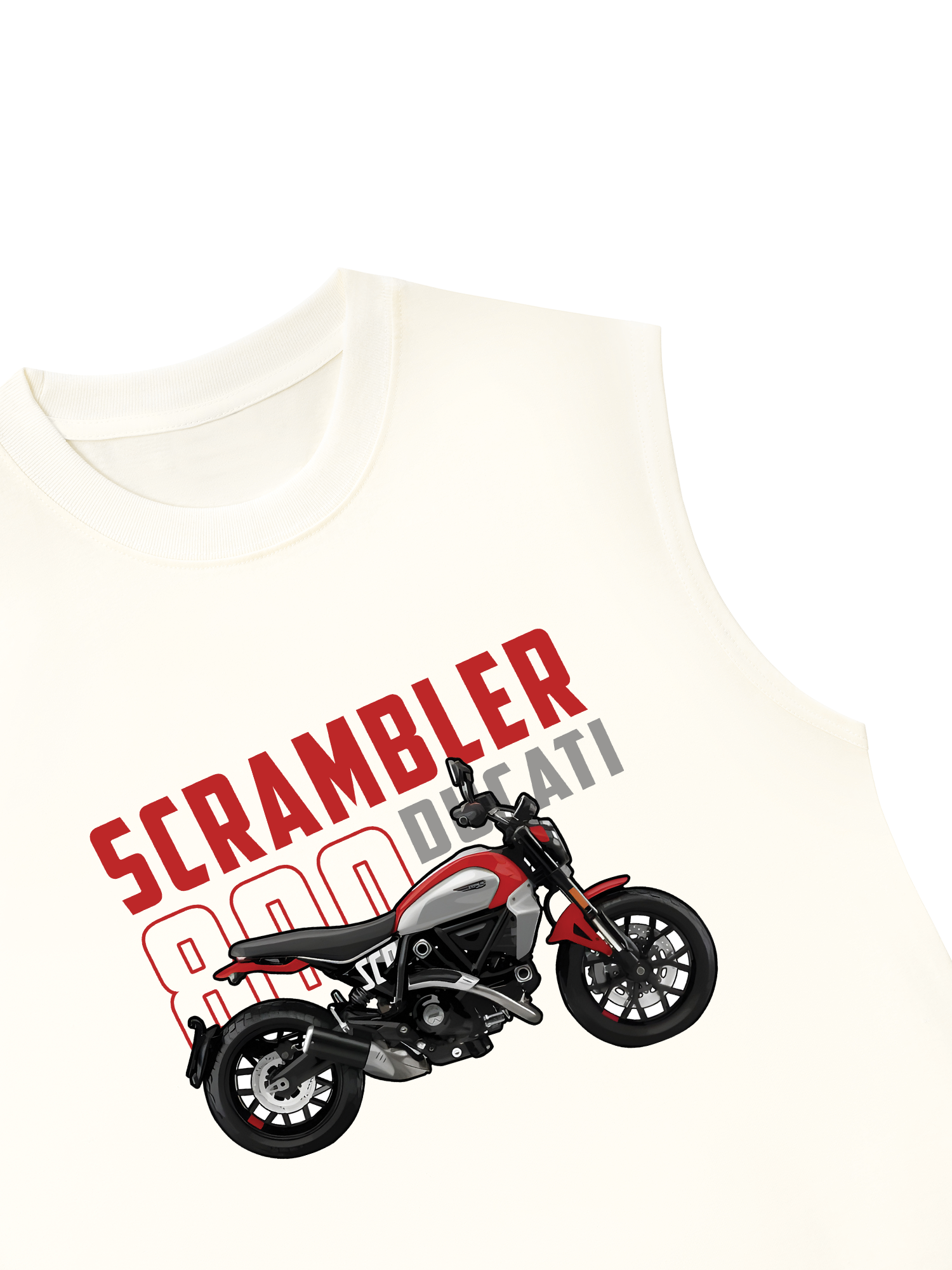 Áo Ba Lỗ Relaxed Fit Scrambler 800 Ducati