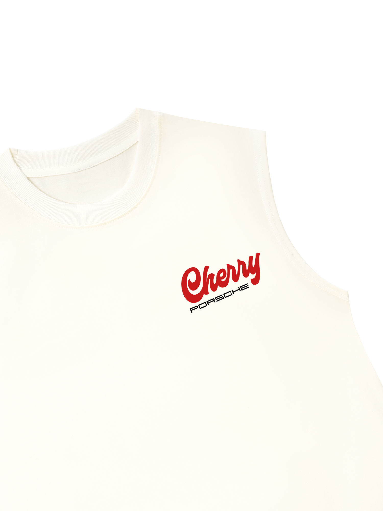 Áo Ba Lỗ Relaxed Fit Porsche Red Cherry Mood