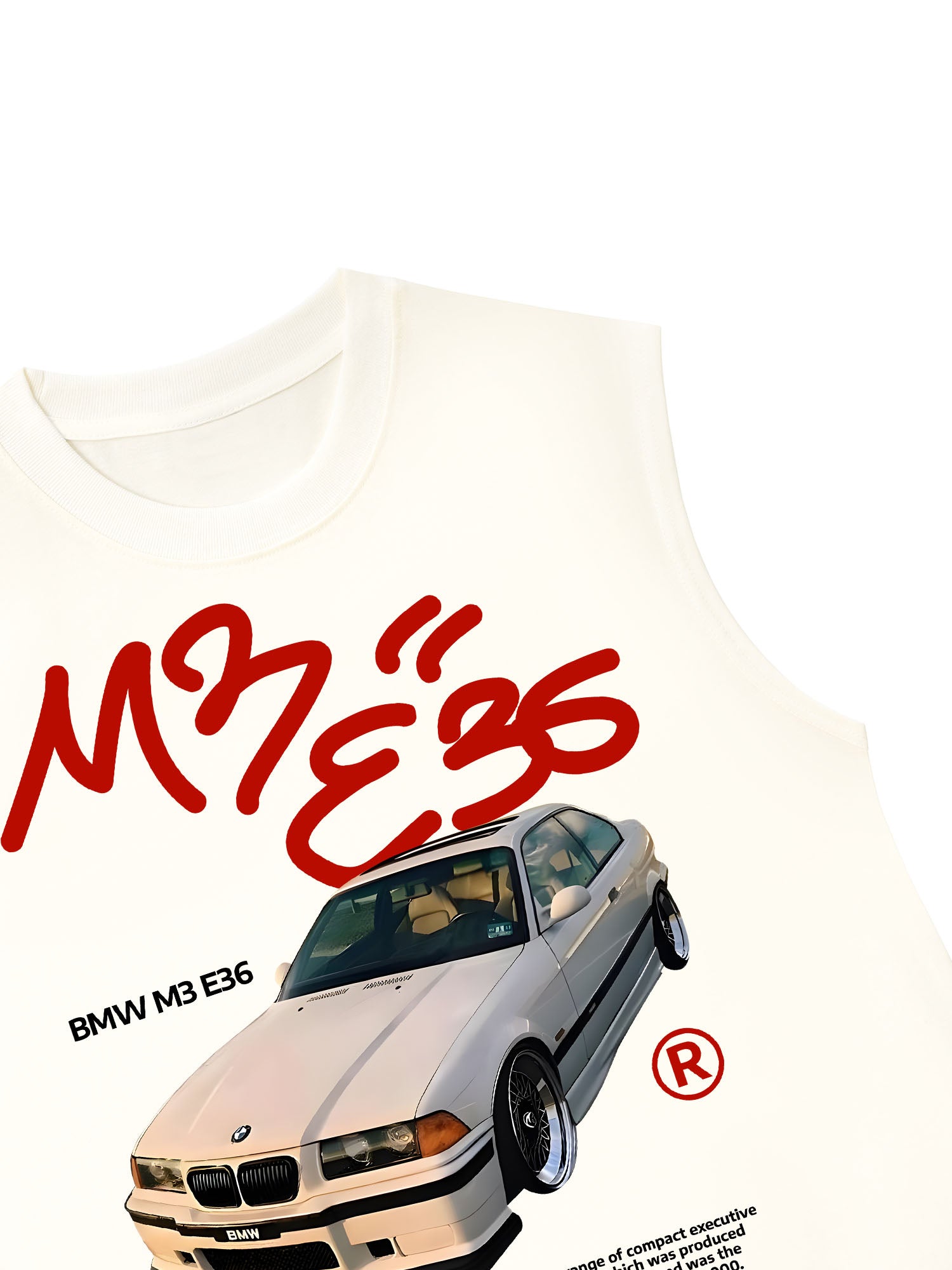 Áo Ba Lỗ Relaxed Fit  BMW M3E36 Street Style