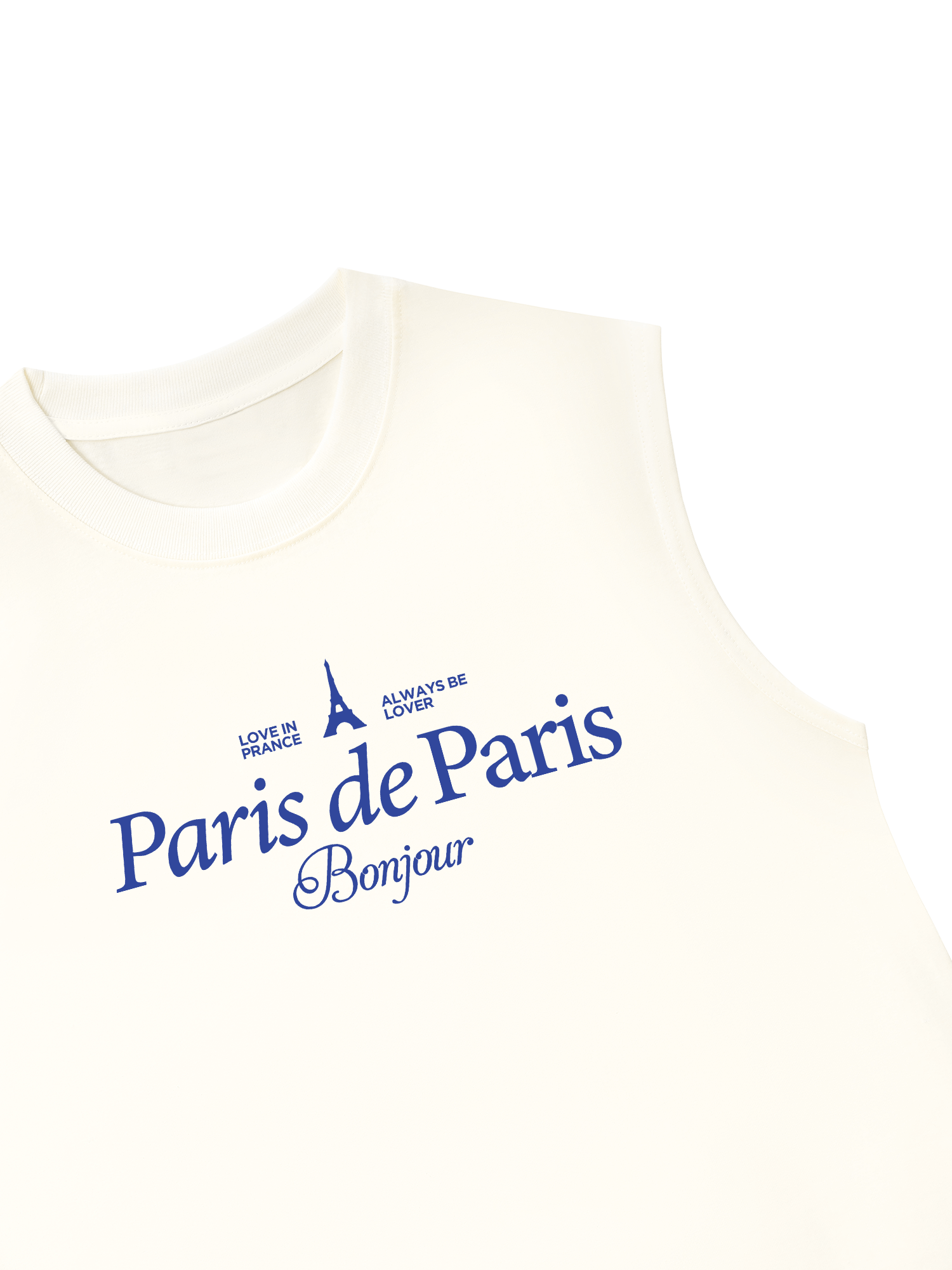 Áo Ba Lỗ Relaxed Fit Paris de Paris