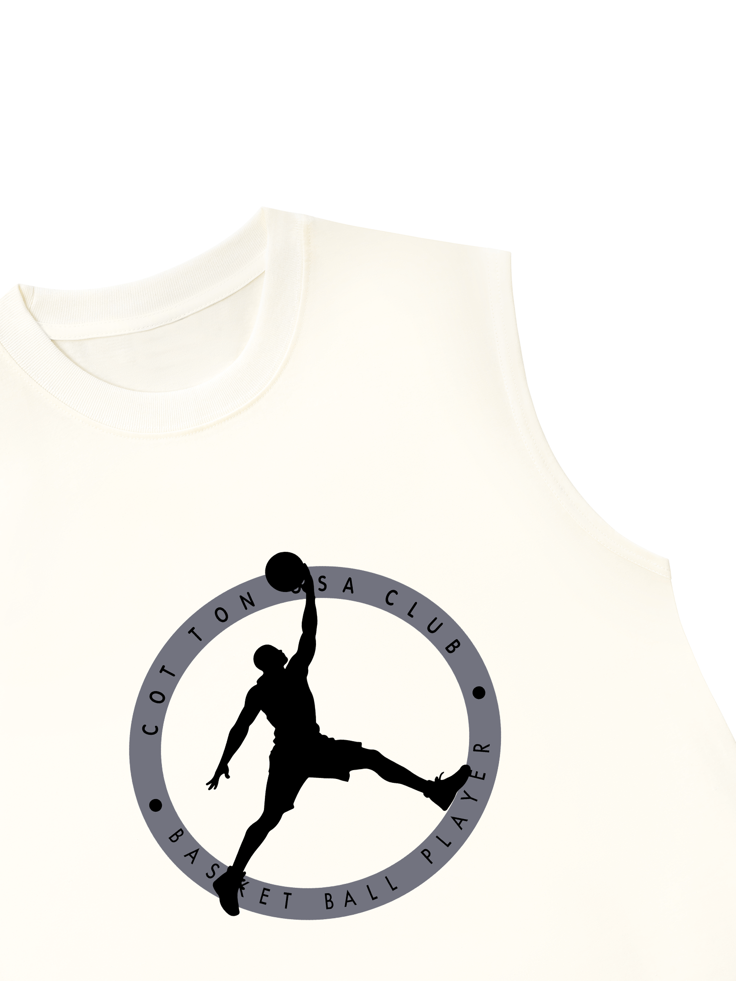 Áo Ba Lỗ Relaxed Fit Basketball Logo