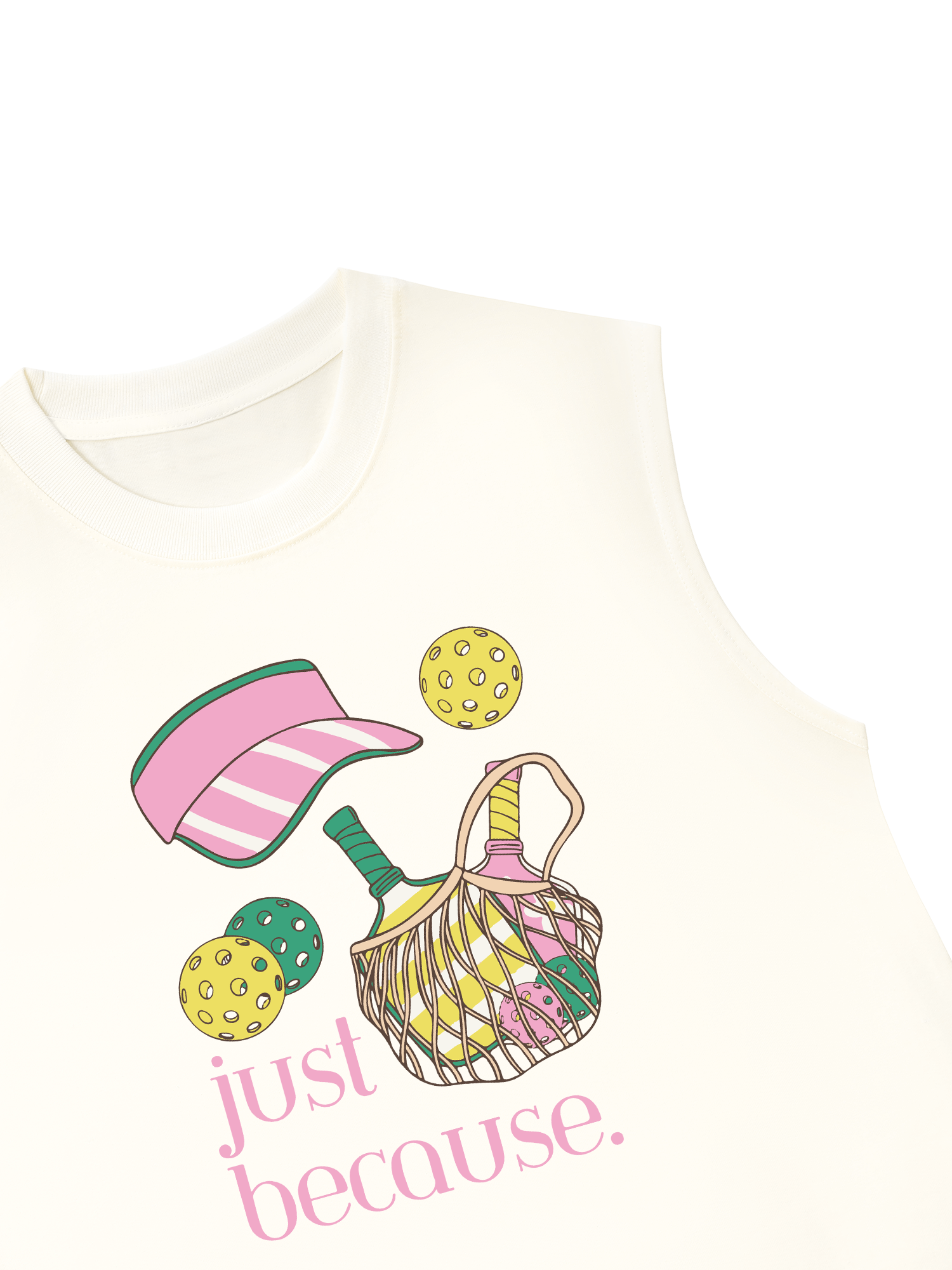 Áo Ba Lỗ Relaxed Fit Pickleball Just Because