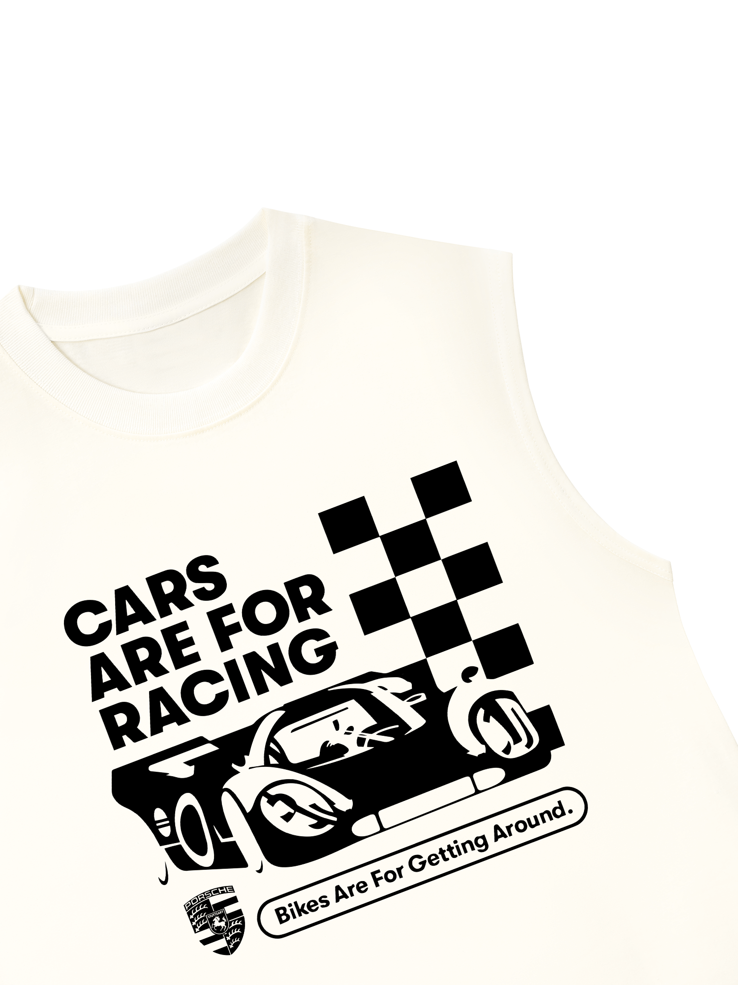 Áo Ba Lỗ Relaxed Fit Porsche Cars Are For Racing