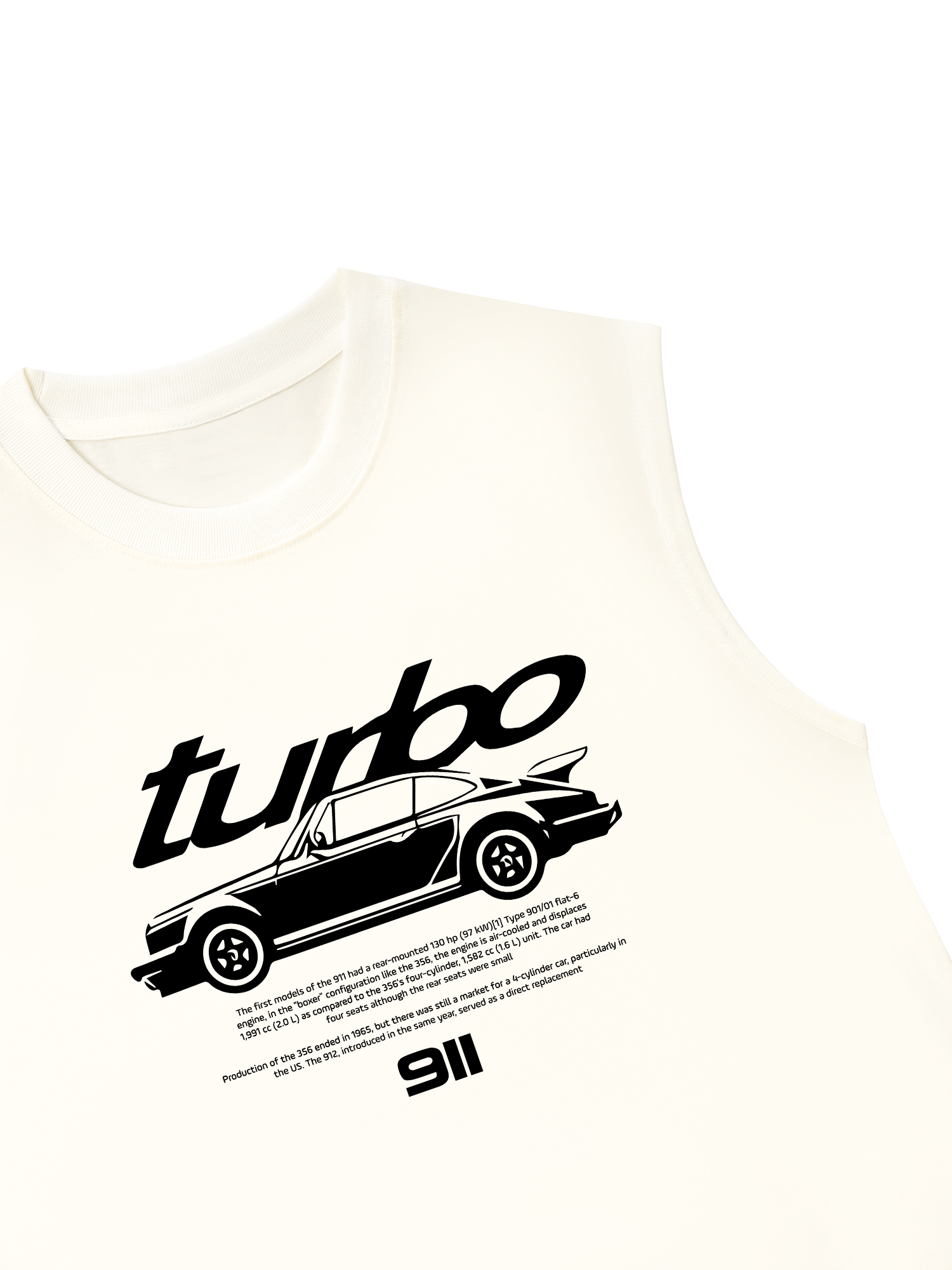 Áo Ba Lỗ Relaxed Fit Porsche Classic 911 Turbo