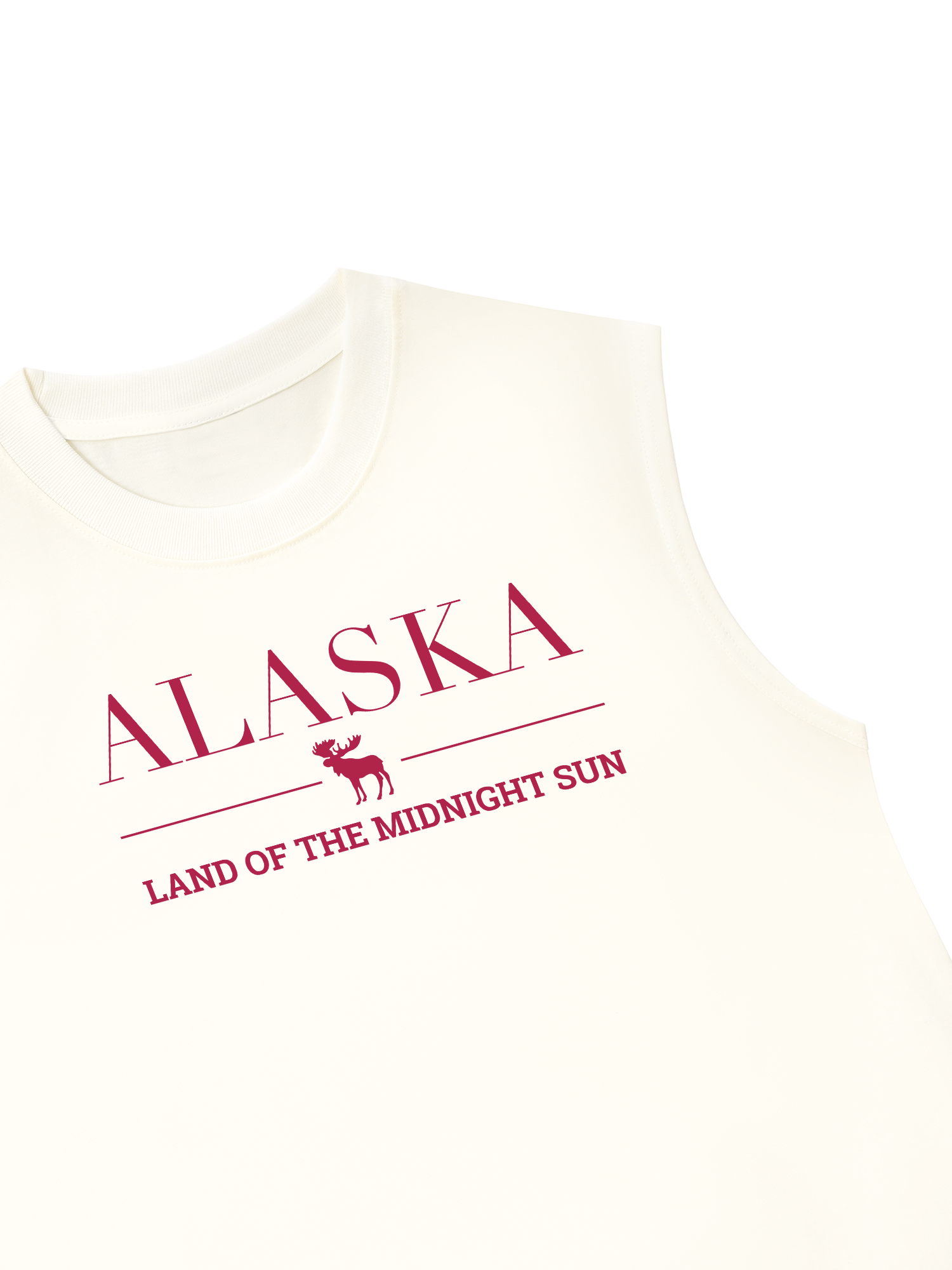 Áo Ba Lỗ Relaxed Fit Alaska Land Of The Midnight Sun