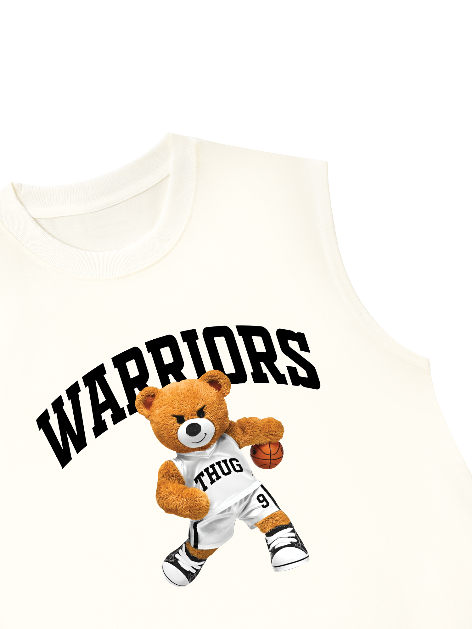Áo Ba Lỗ Relaxed Fit Basketball Warriors