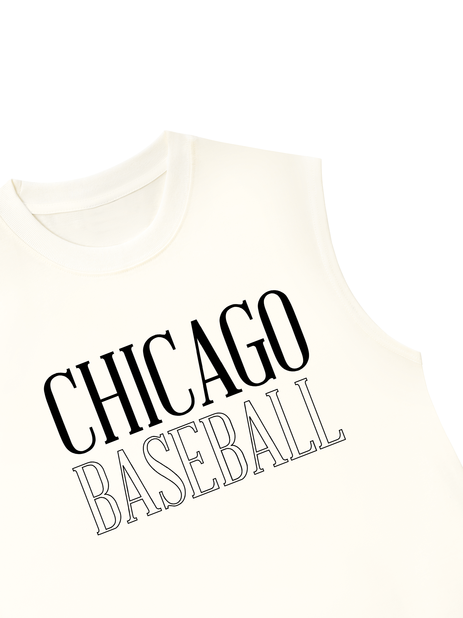 Áo Ba Lỗ Relaxed Fit Baseball Basic Chicago