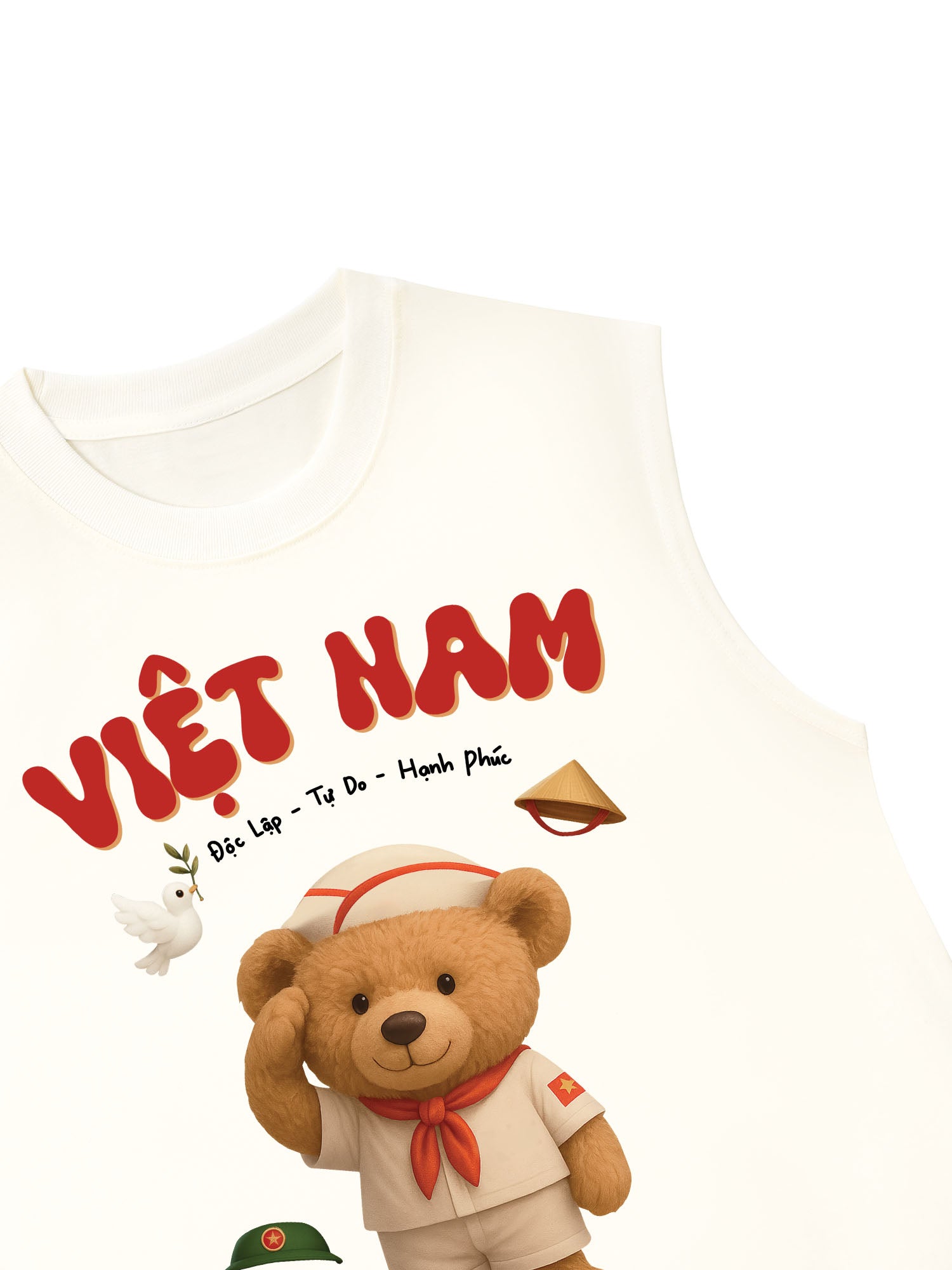 Áo Ba Lỗ Relaxed Fit Việt Nam Teddy