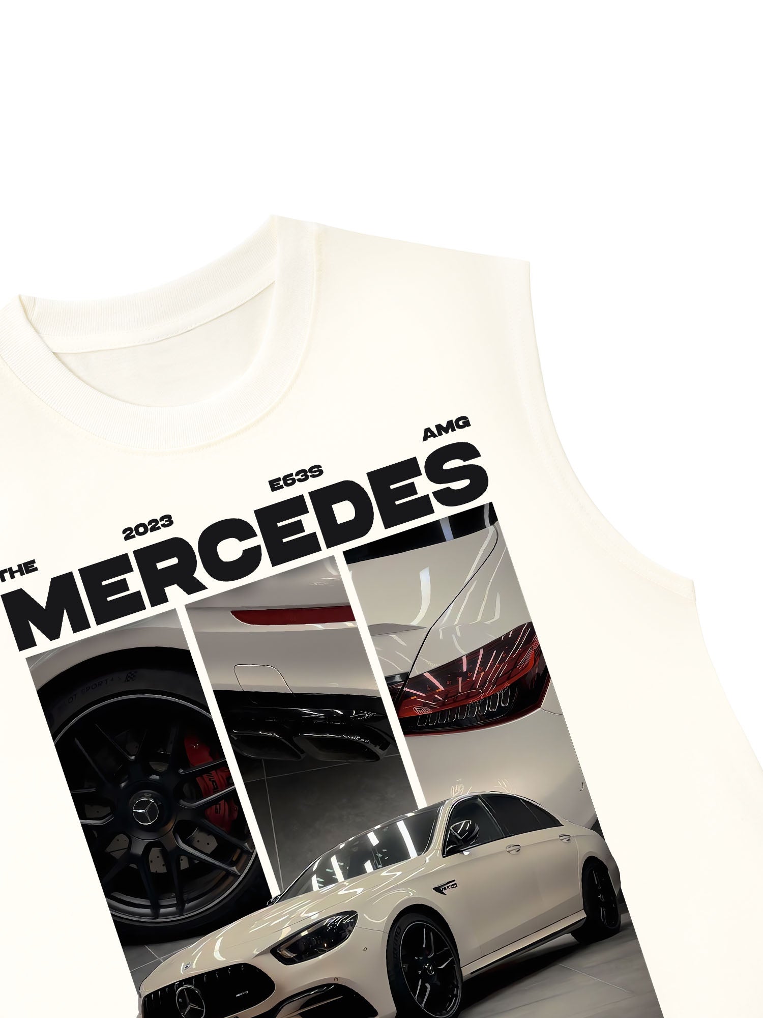 Áo Ba Lỗ Relaxed Fit Mercedes Raw Power