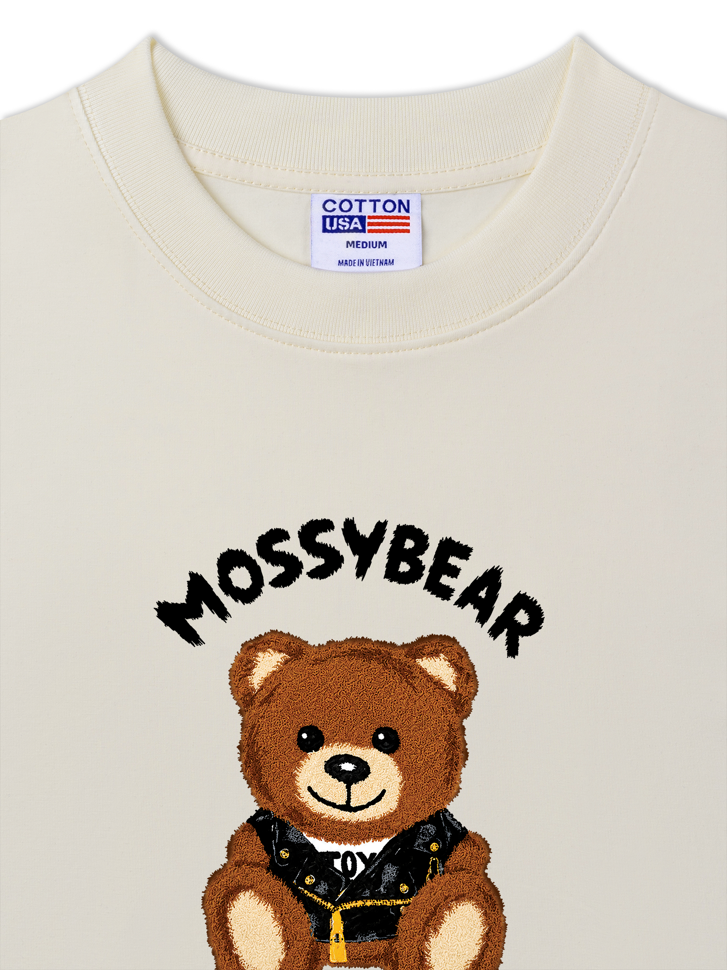 Áo Thun Relaxed Fit  Mossy Bear Vintage Bear