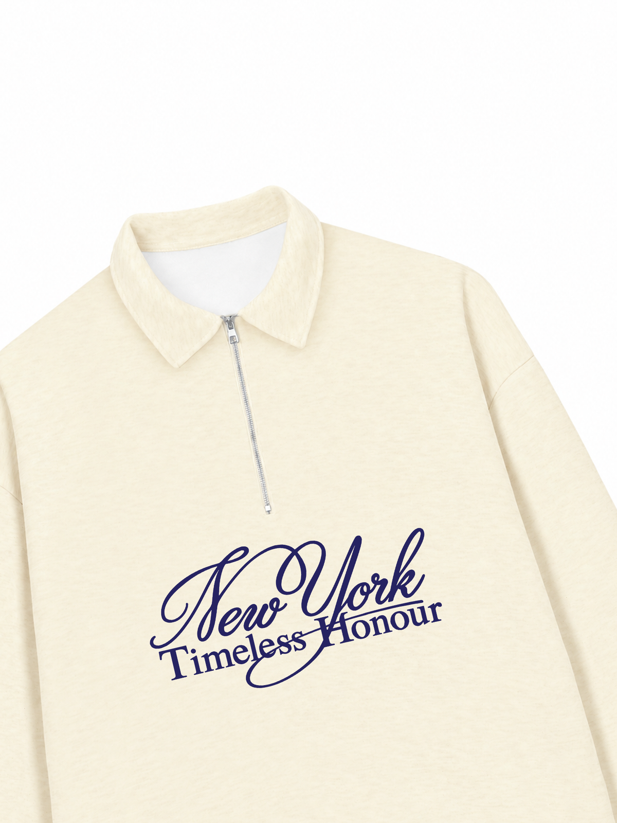 Áo Sweater Polo Nỉ Hai Da  New York Timeless Honour