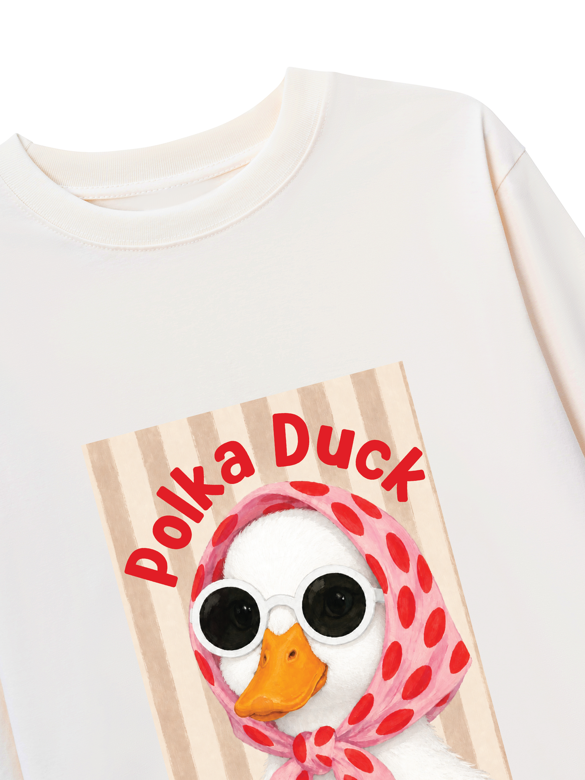 Áo Thun Dài Tay Farm Polka Duck