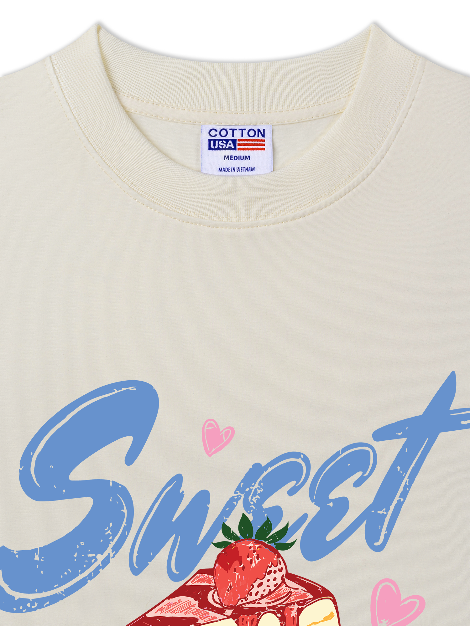 Áo Thun Relaxed Fit Sweet Cutie Strawberries
