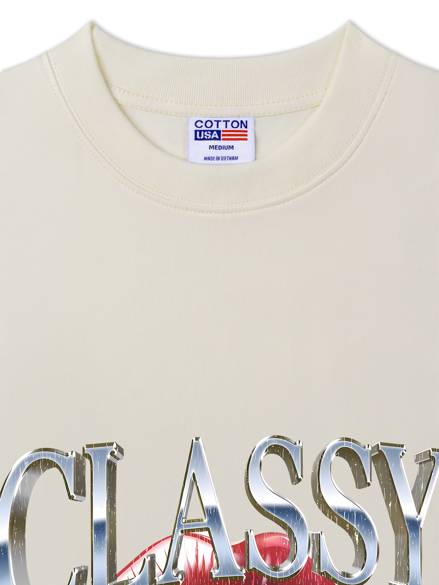 Áo Thun Relaxed Fit Cherry Vintage Classy