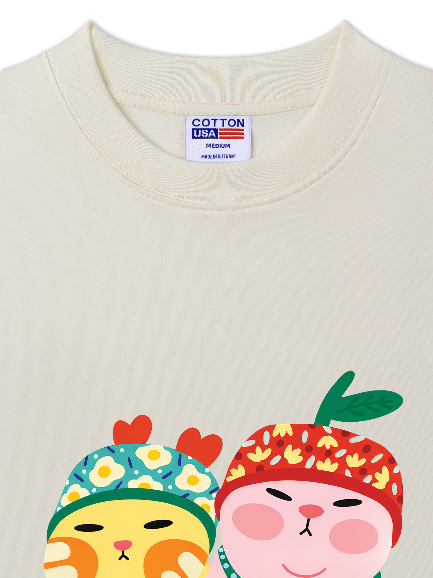 Áo Thun Relaxed Fit Fruit Meow Meow
