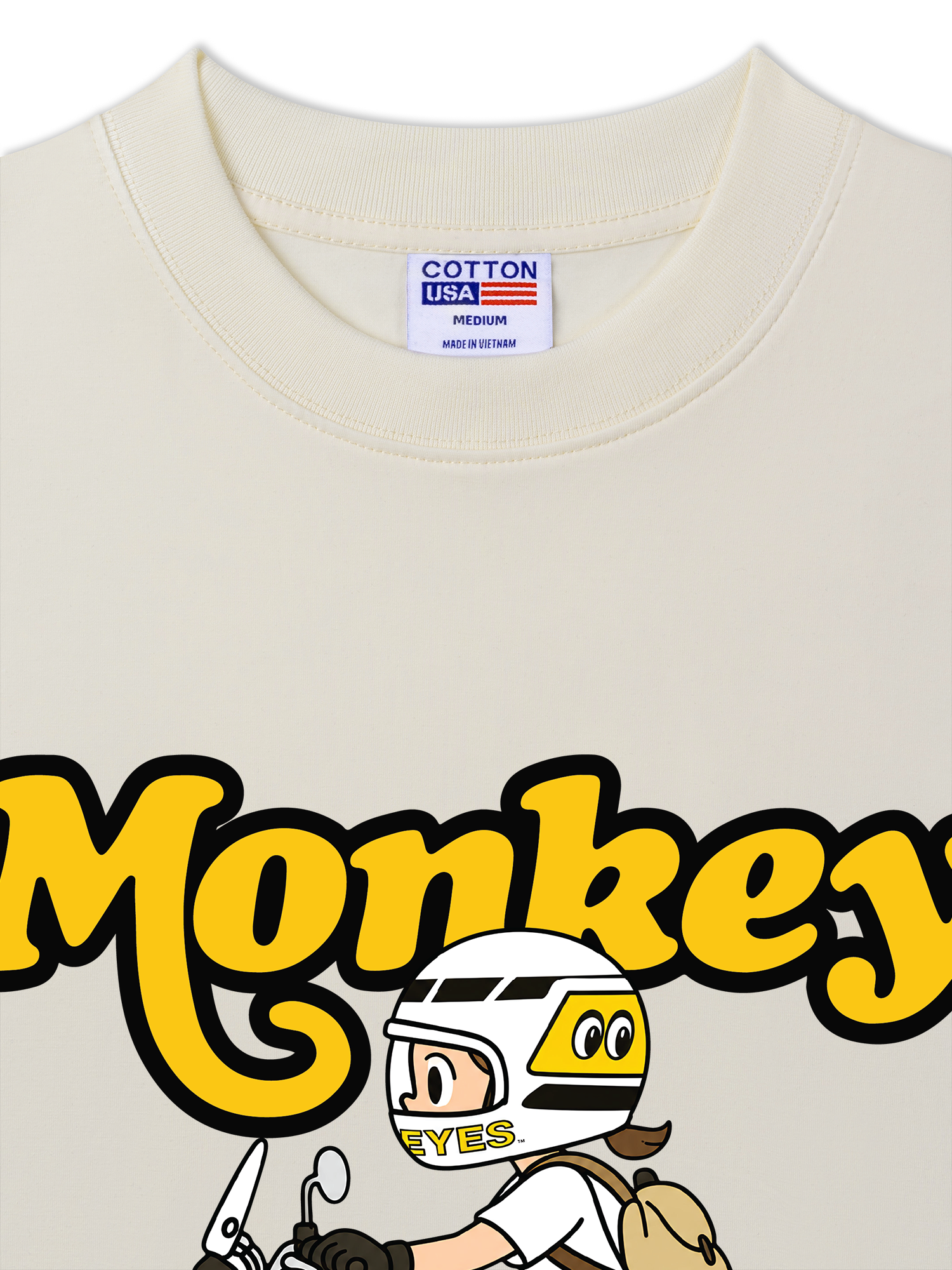 Áo Thun Relaxed Fit Motobike Monkey